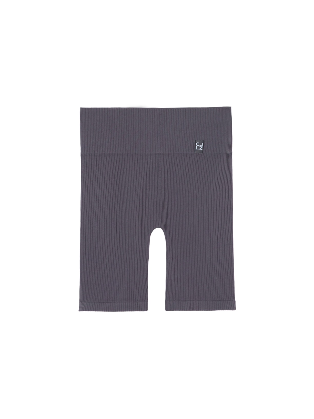 Shorts Esportivo Canelado Sem Costuras - Cinza