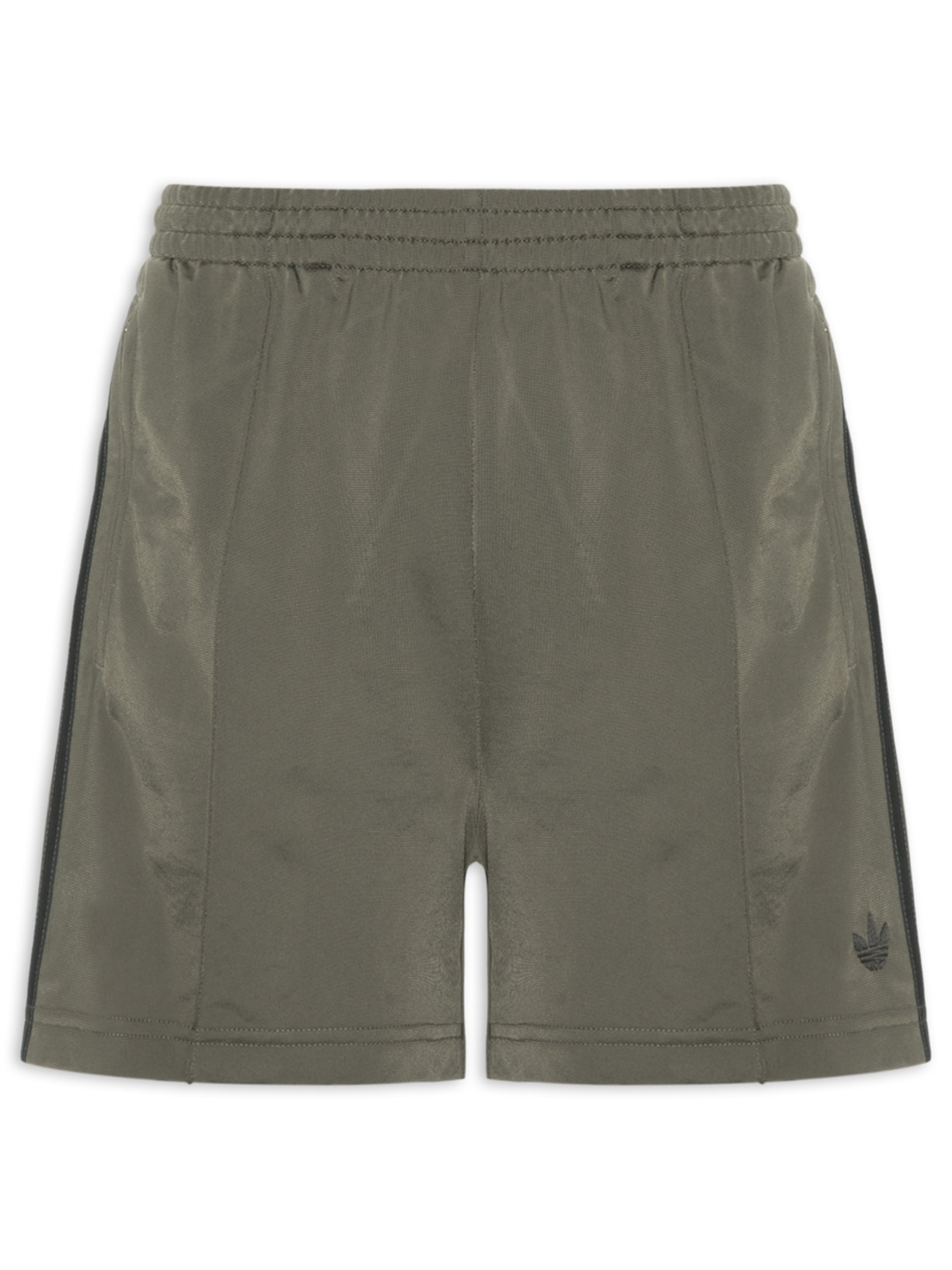 Shorts Feminino 3 Listras Adicolor Verde Adidas Originals