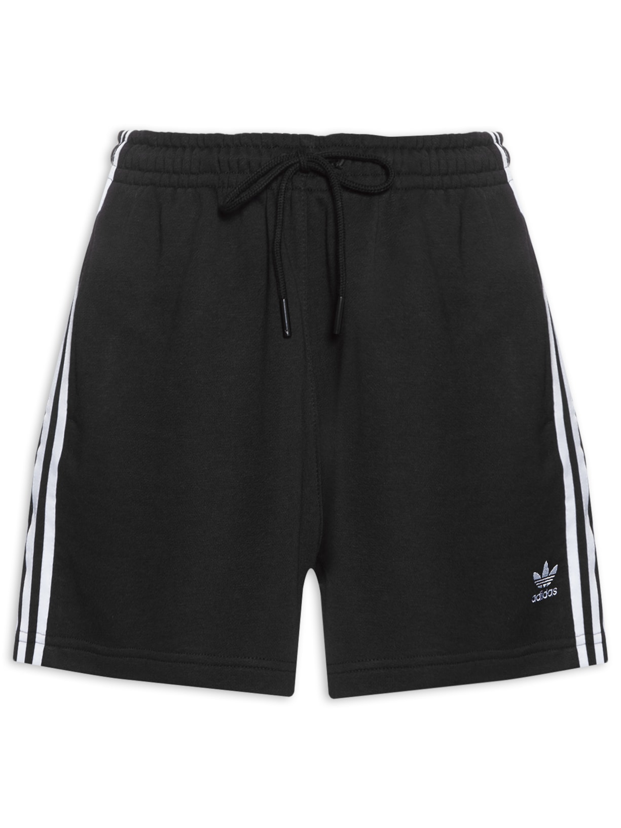 Shorts Feminino Stripes Ft Adidas Originals Preto
