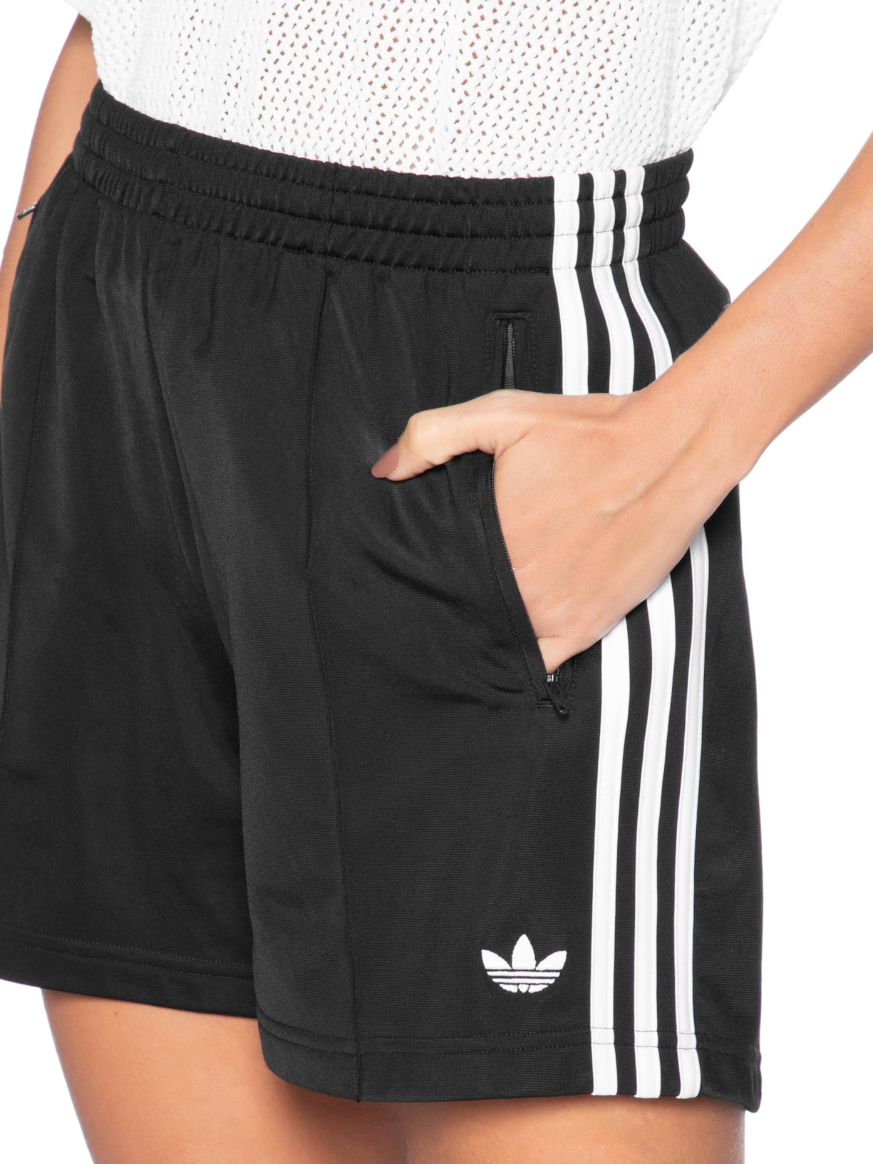 Shorts Feminino 3S Adicolor Preto Adidas Originals