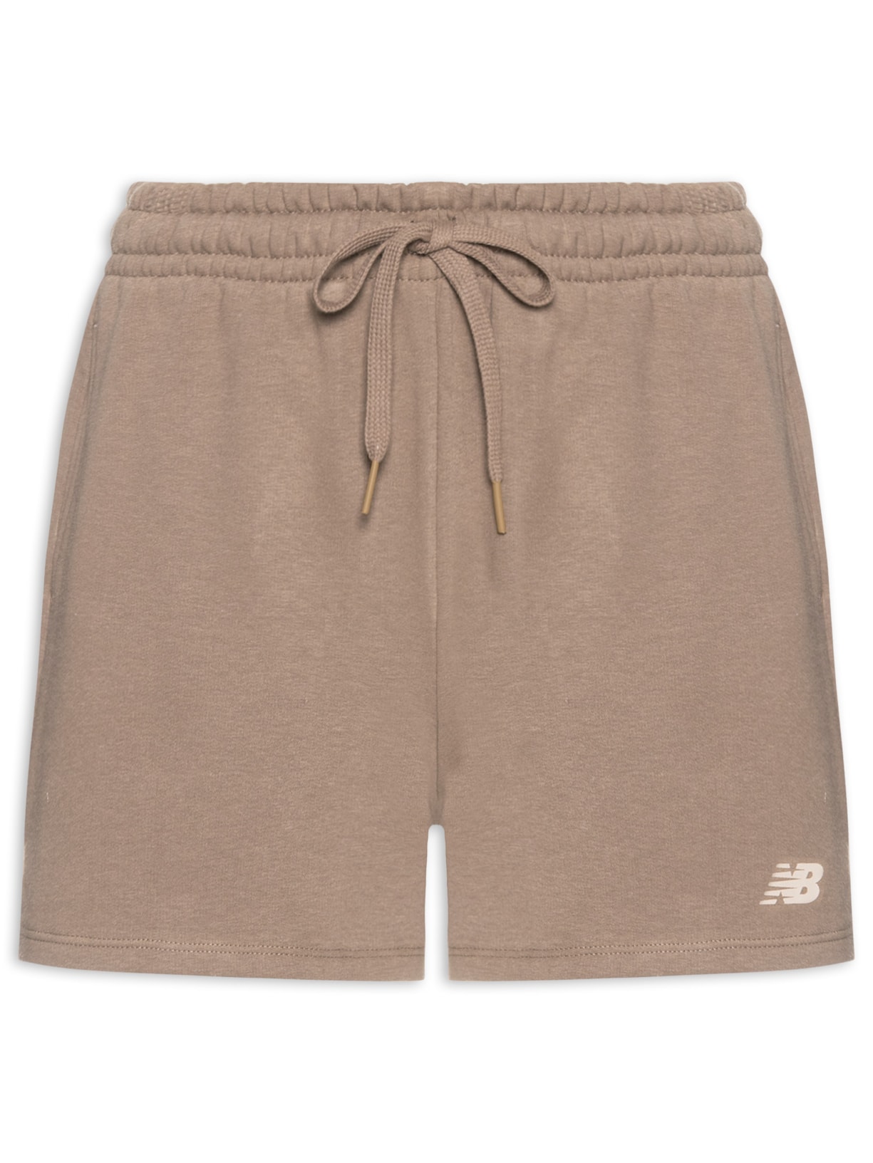 Shorts Feminino Essentials (Sem Felpa) Marrom New Balance