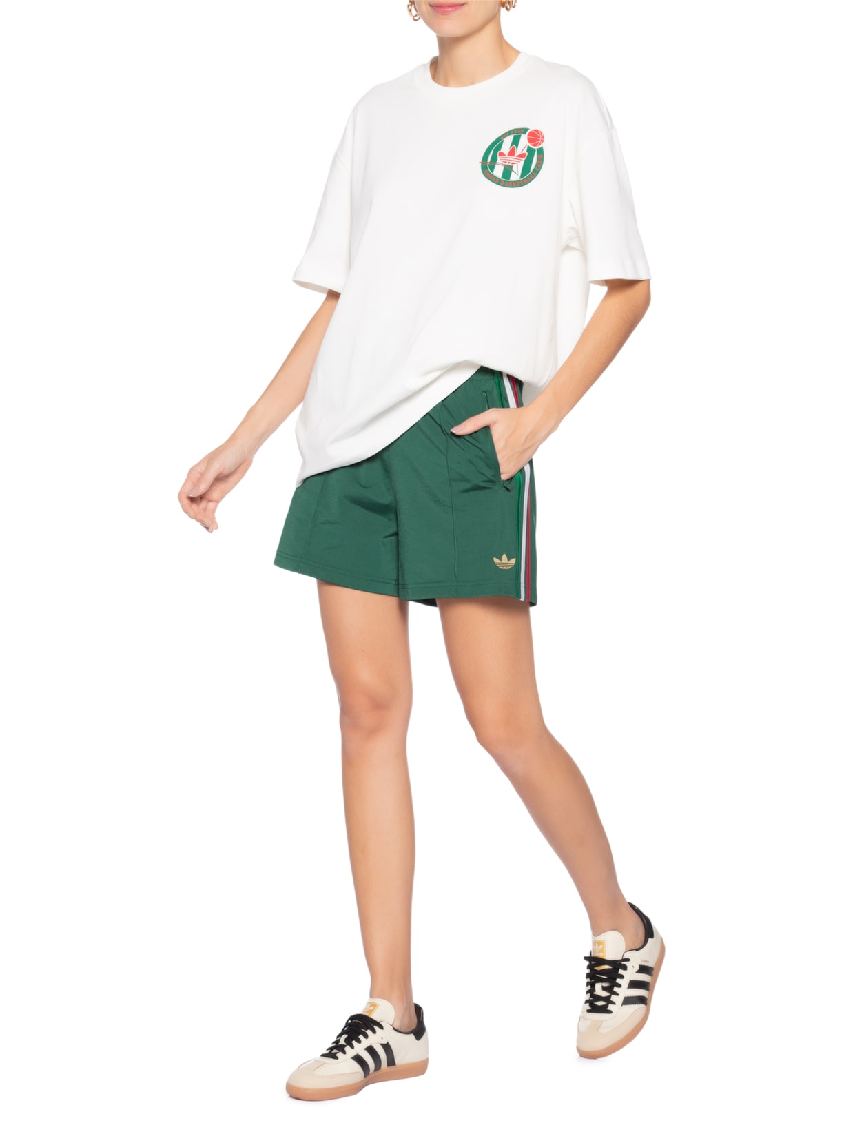 Shorts Feminino FB Verde Adidas Originals