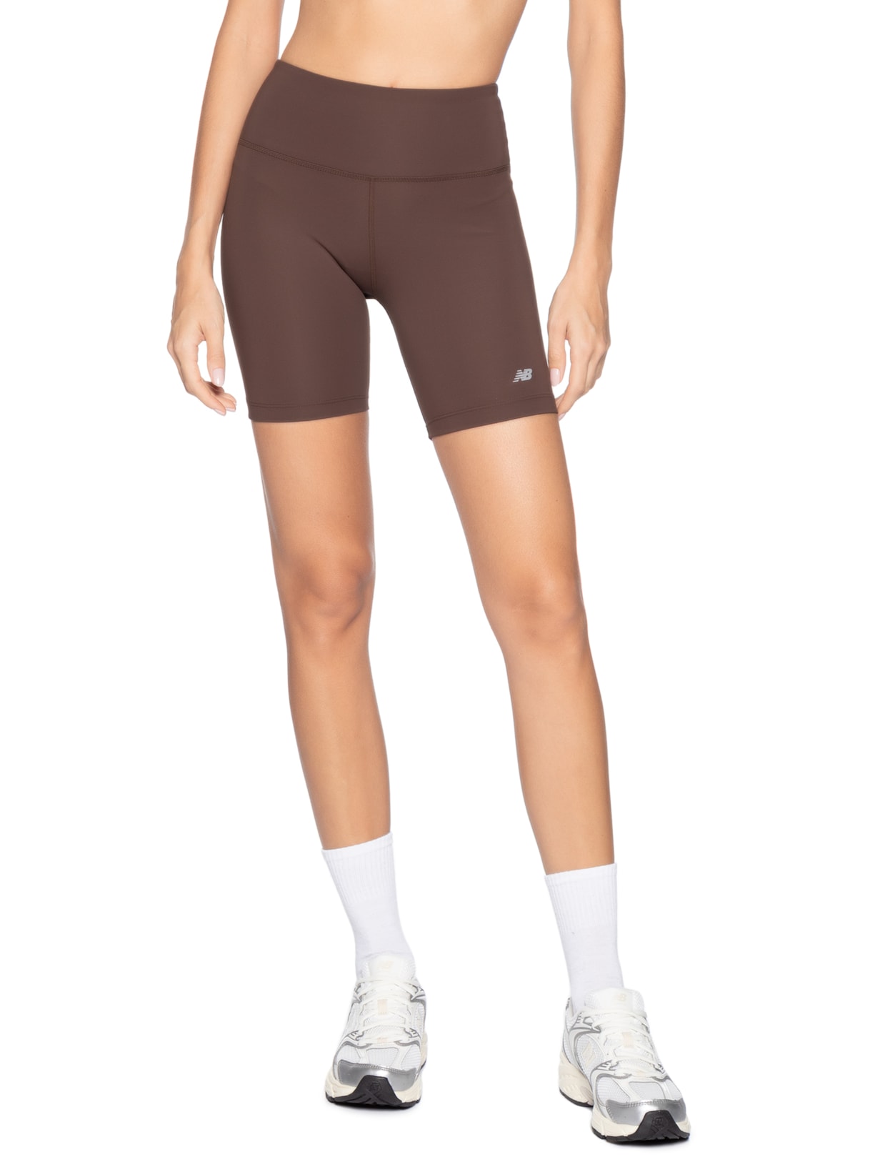 Shorts Feminino Harmony High Marrom New Balance