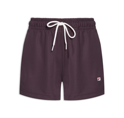 Shorts Feminino Heritage F-Box - Marrom