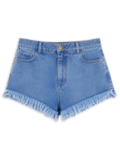 Shorts Feminino Jeans Leda - Azul
