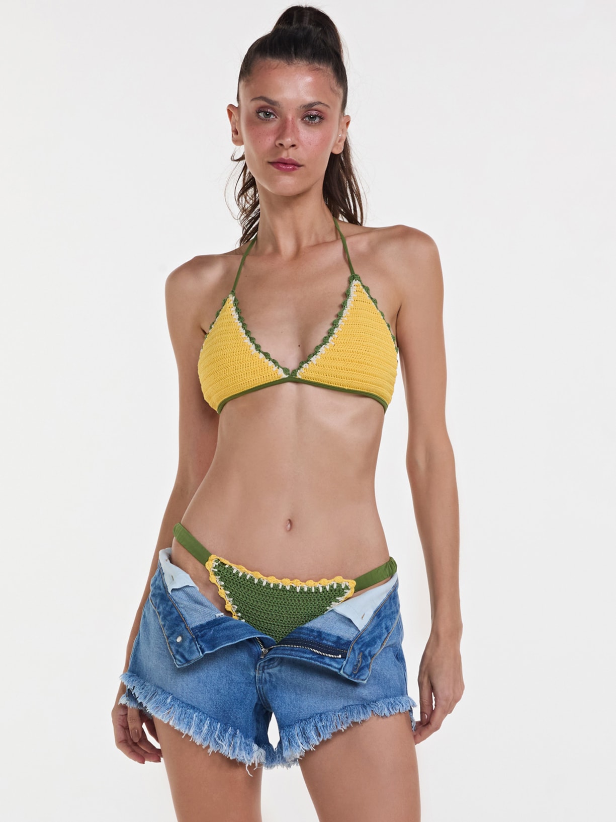 Shorts Feminino Jeans Leda Azul Triya
