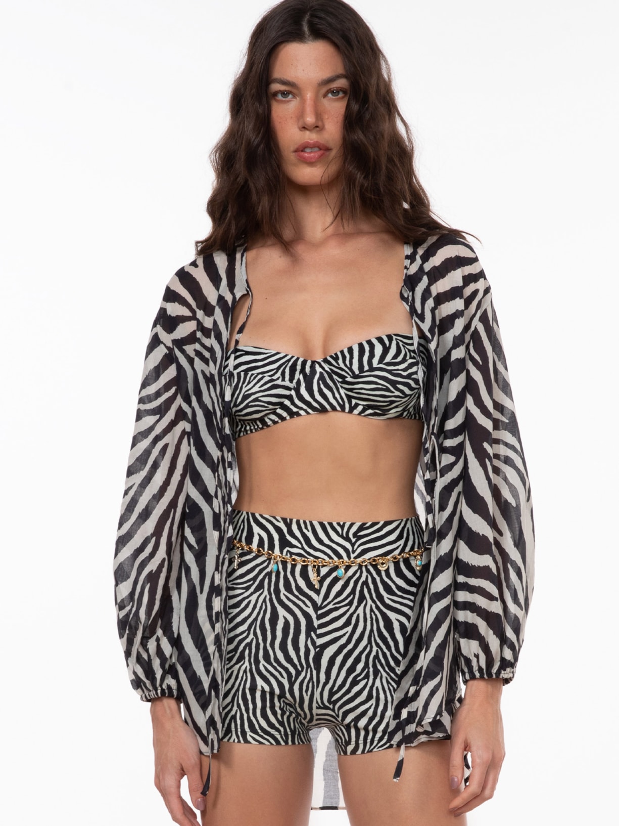 Shorts Feminino Kini Animal Print Triya