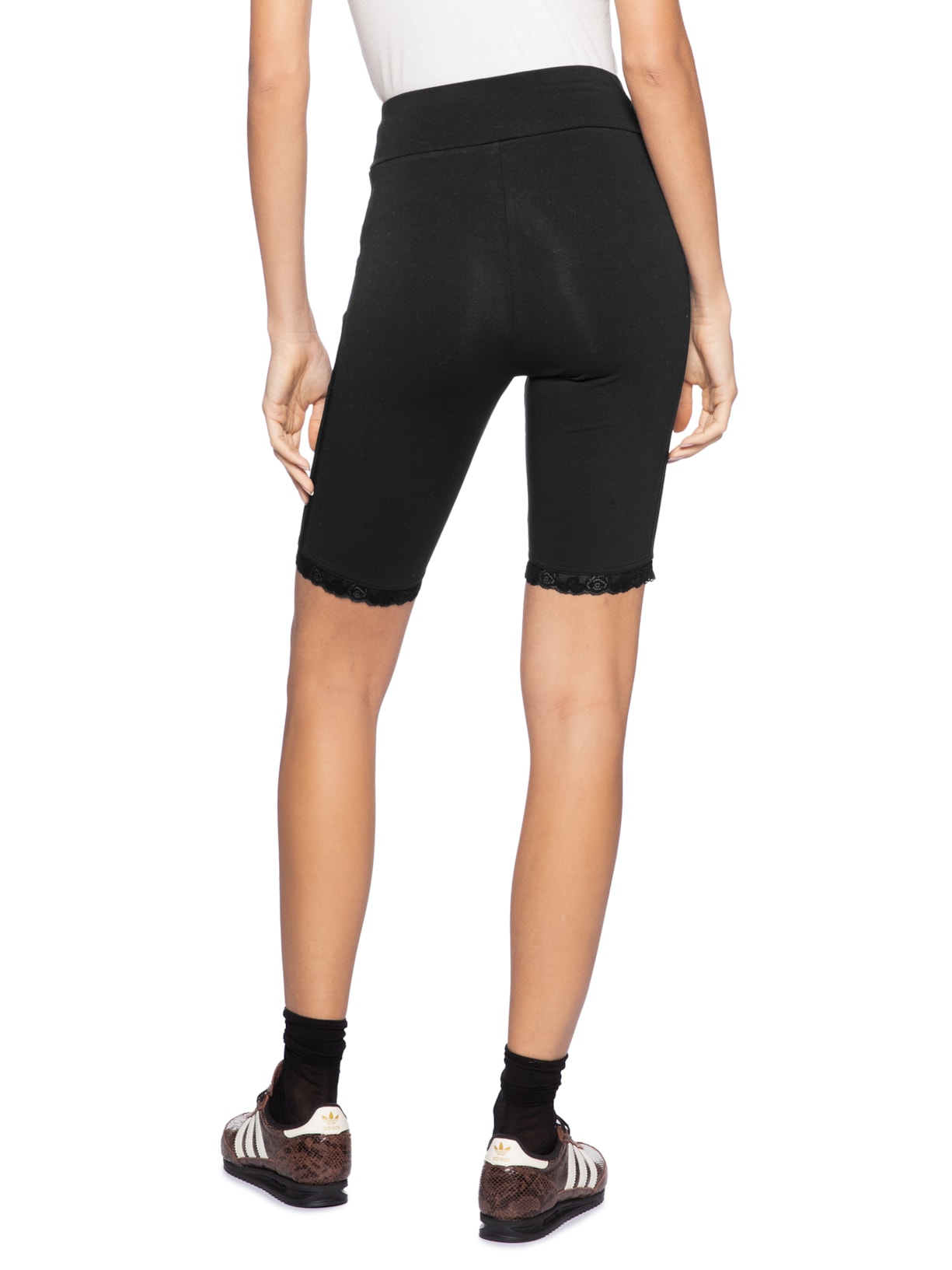 Shorts Feminino  Lace Cycling S Preto Adidas Originals