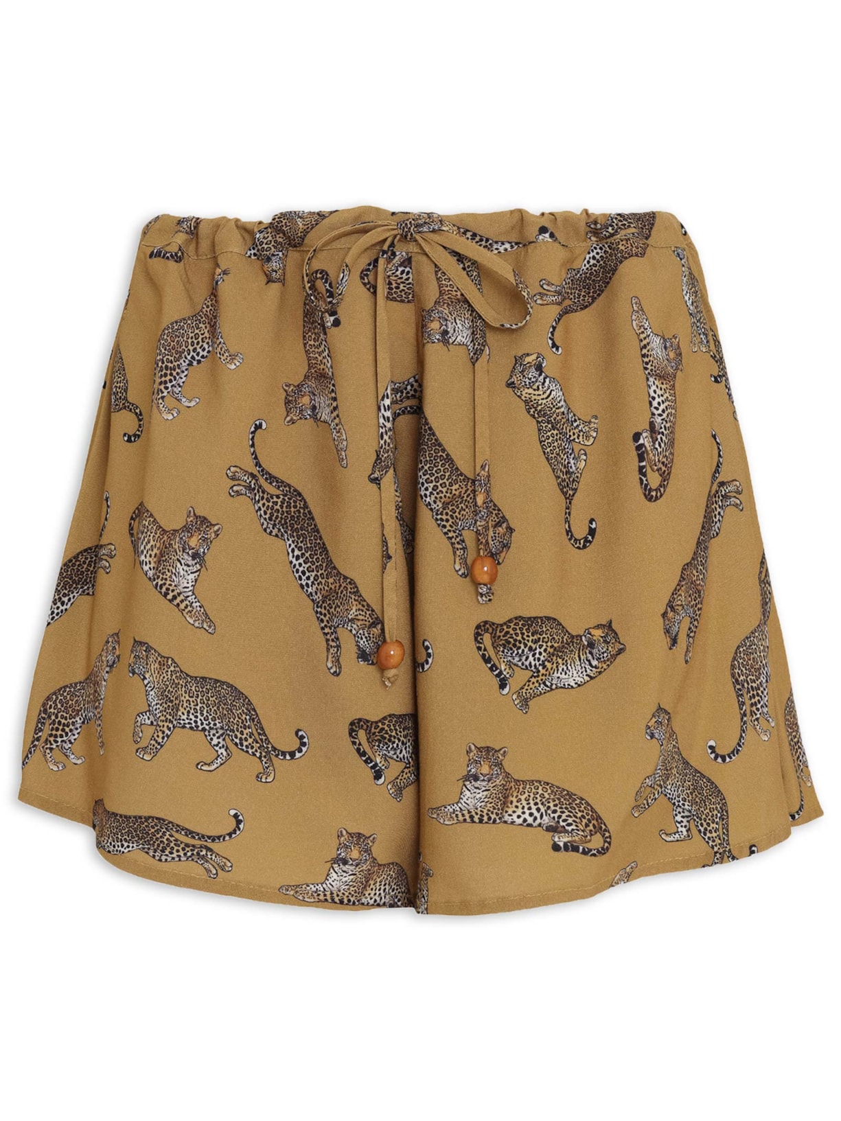 Shorts Feminino Leda Amarelo Triya