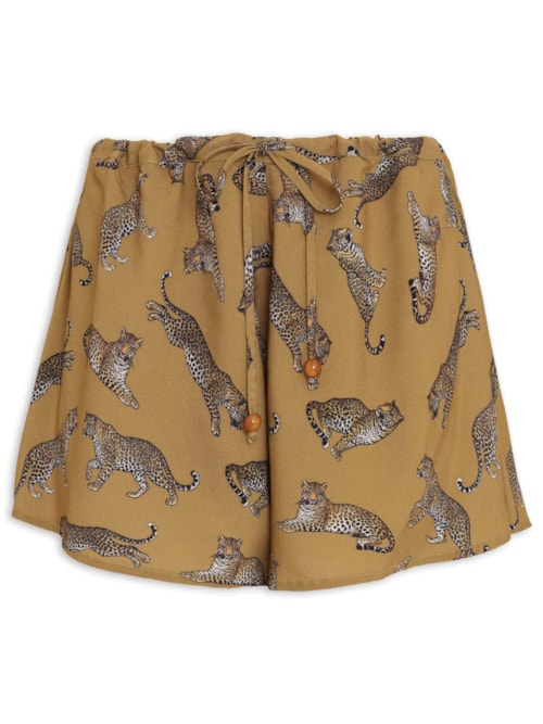 Shorts Feminino Leda - Amarelo