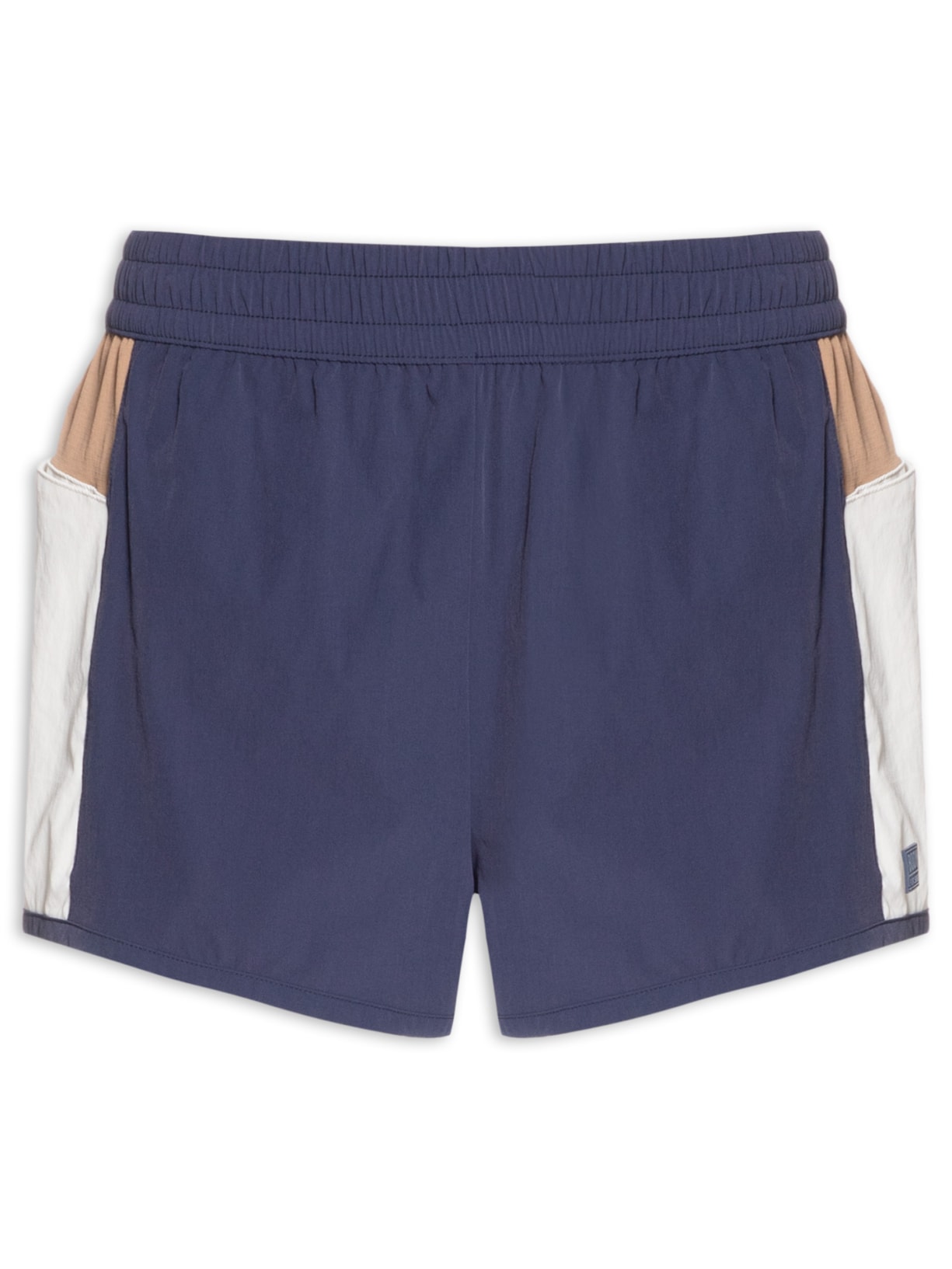 Shorts Feminino Liso Azul Body For Sure