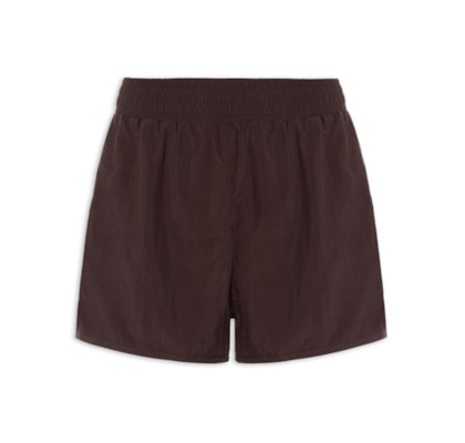 Shorts Feminino Liso - Marrom