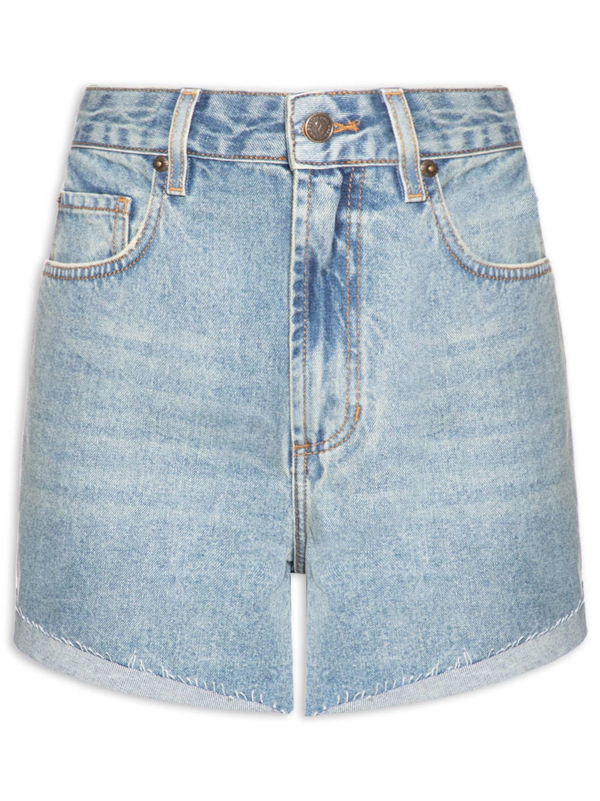 Shorts Feminino Malu Azul Carol Bassi