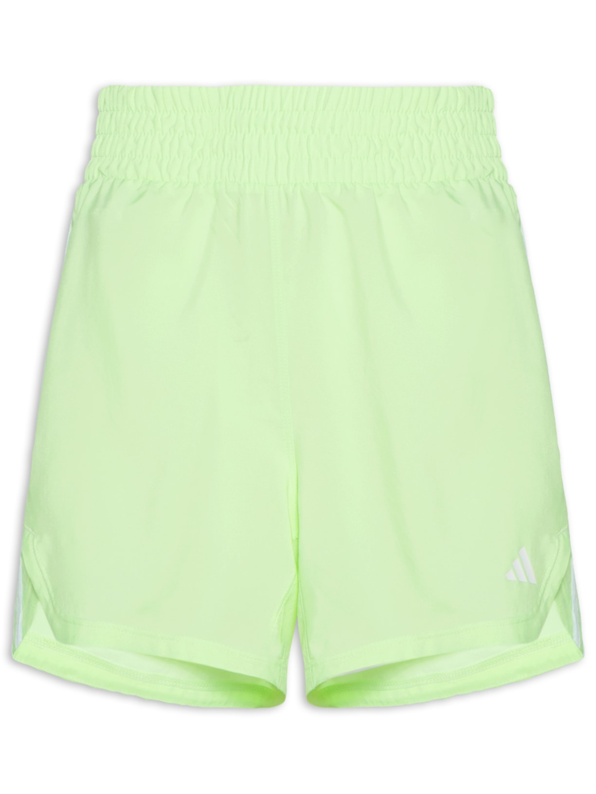 Shorts Feminino Pacer 3 Listras Verde  Adidas