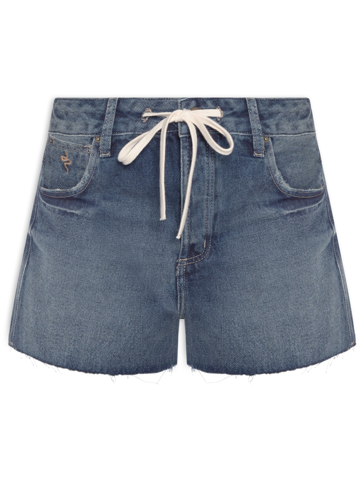 Shorts Feminino Philippa Dirty - Azul