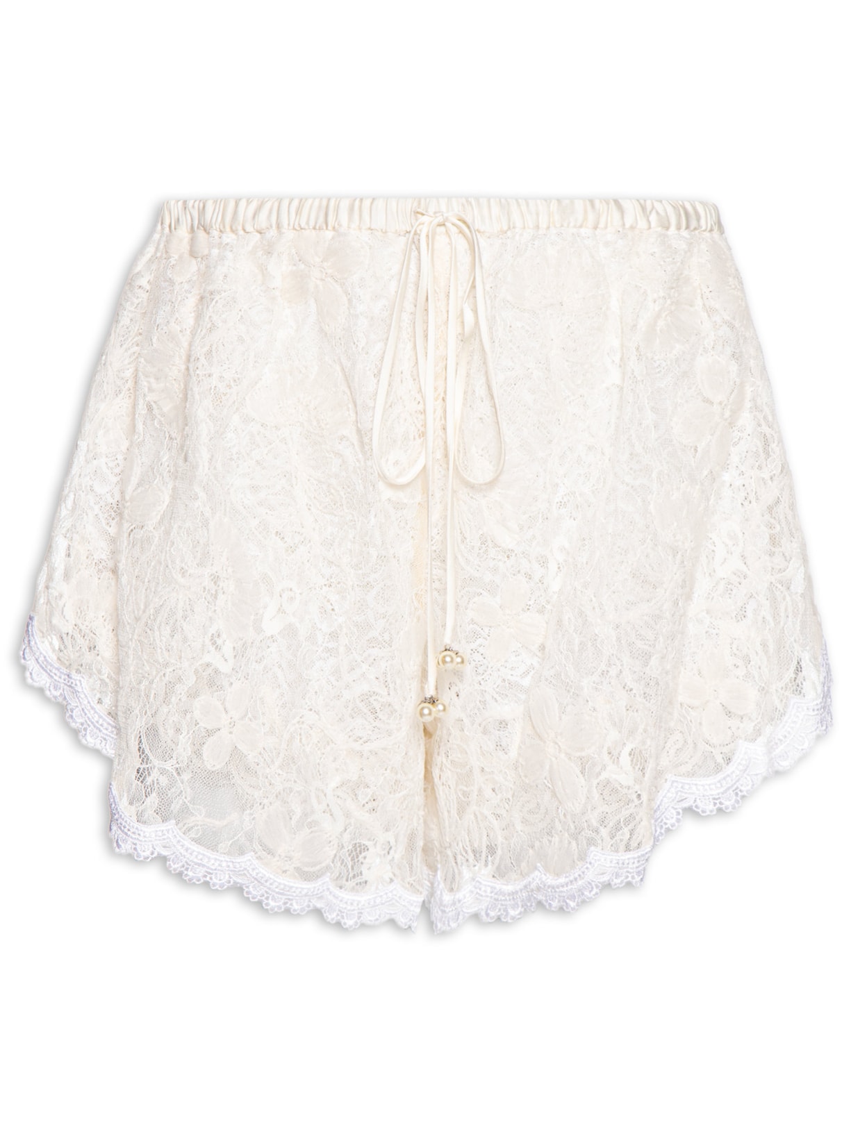 Shorts Feminino Renda Plue Laysa – Branco