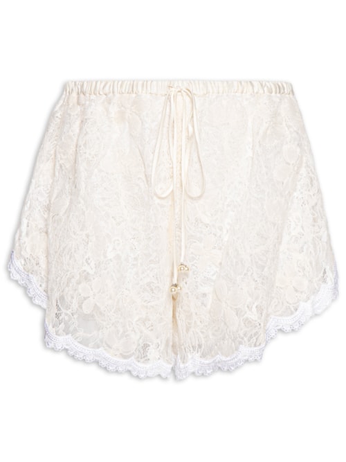 Shorts Feminino Renda Plue Laysa – Branco