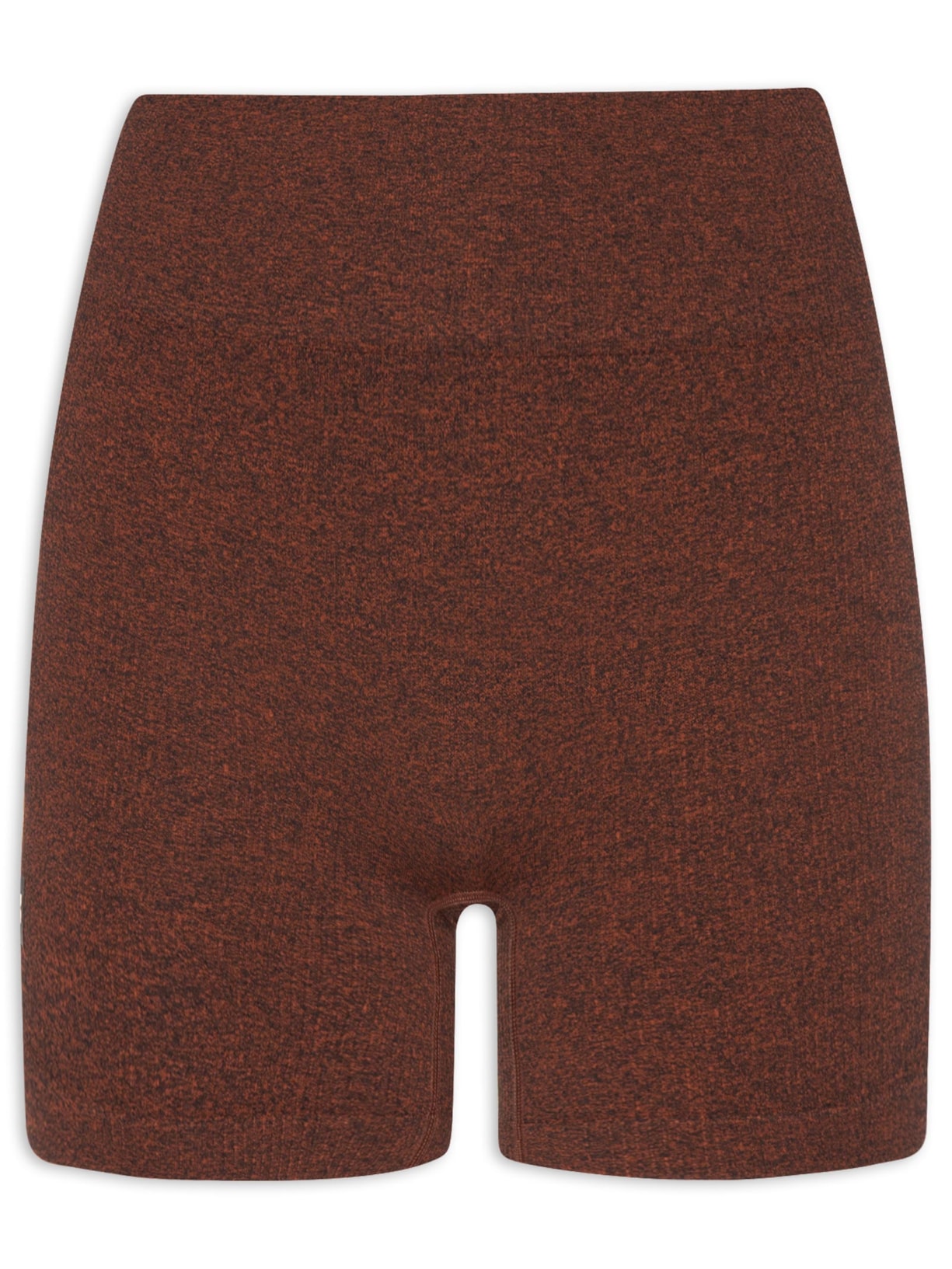 Shorts Feminino Studio Knit Marrom On Running