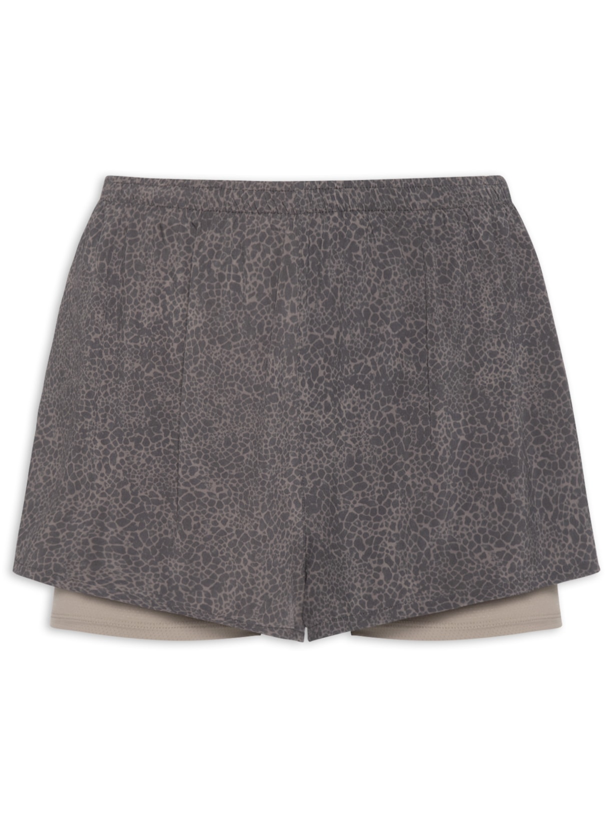 Shorts Feminino Wildskin Dryside Marrom Live!