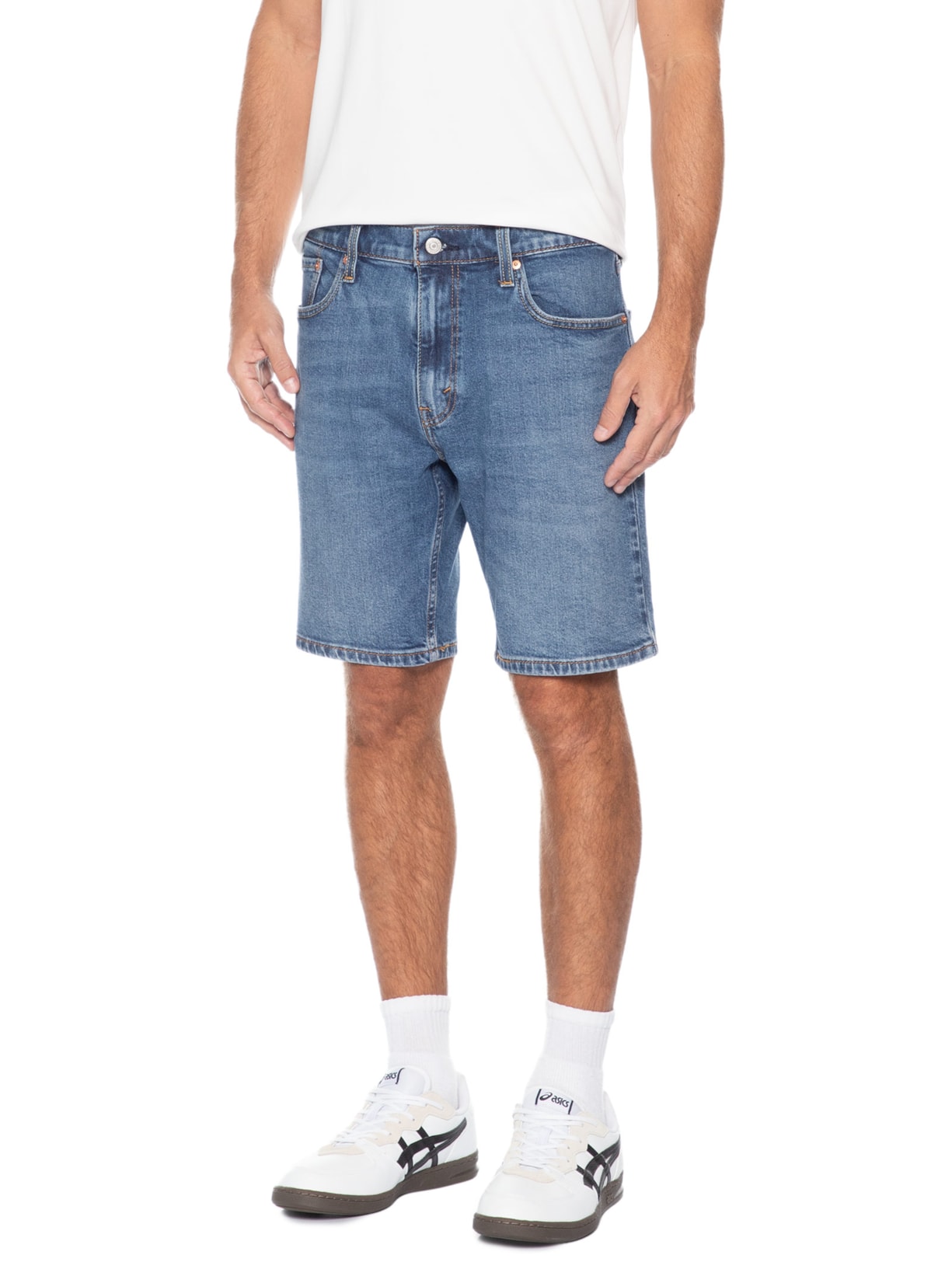 Shorts Jeans Masculino 412 Slim Fit Azul Levi's