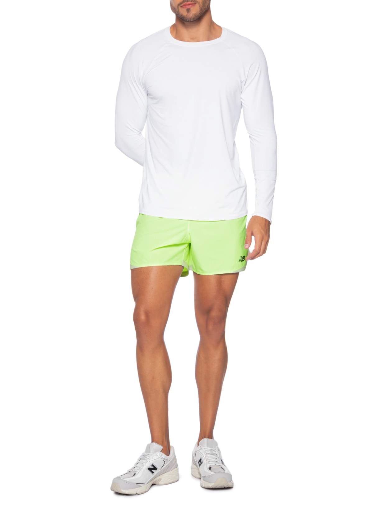 Shorts Masculino Athletics Run 5 Verde New Balance