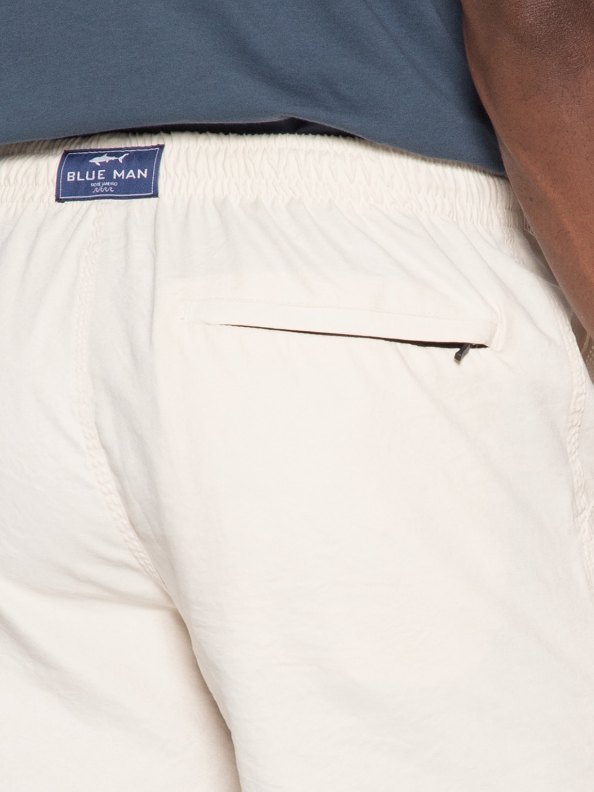 Shorts Masculino Backyard Off White Blueman