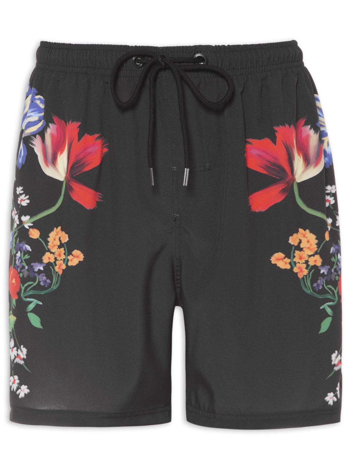 Shorts Masculino Boardshorts Bloemen - Preto
