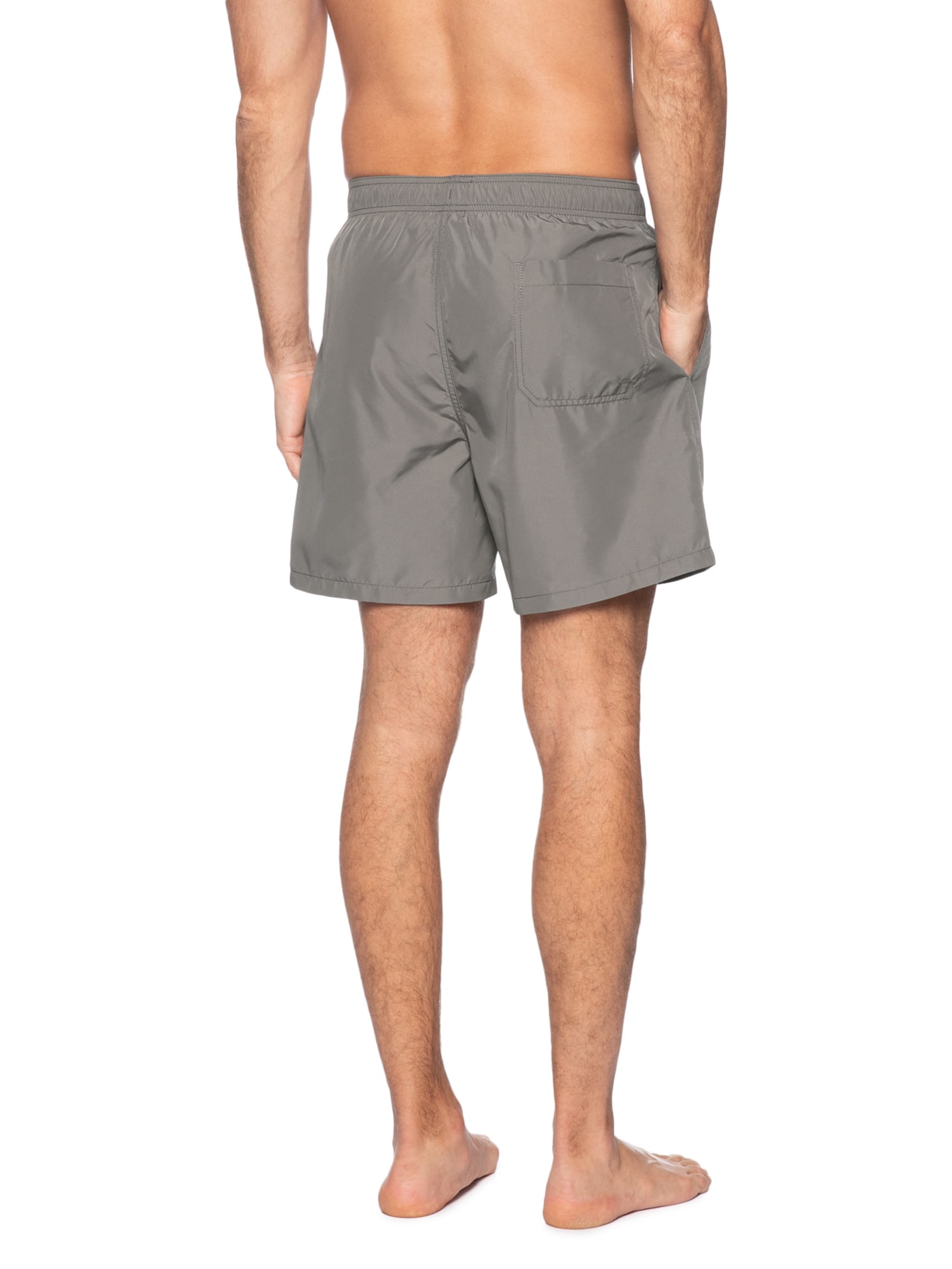 Shorts Masculino Boxer Beachwear Cinza Armani Exchange