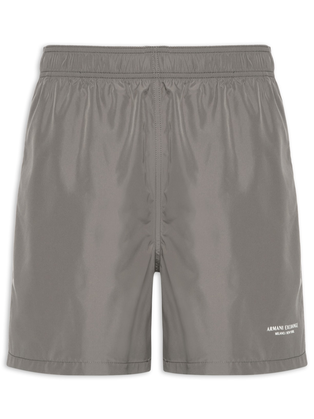 Shorts Masculino Boxer Beachwear Cinza Armani Exchange