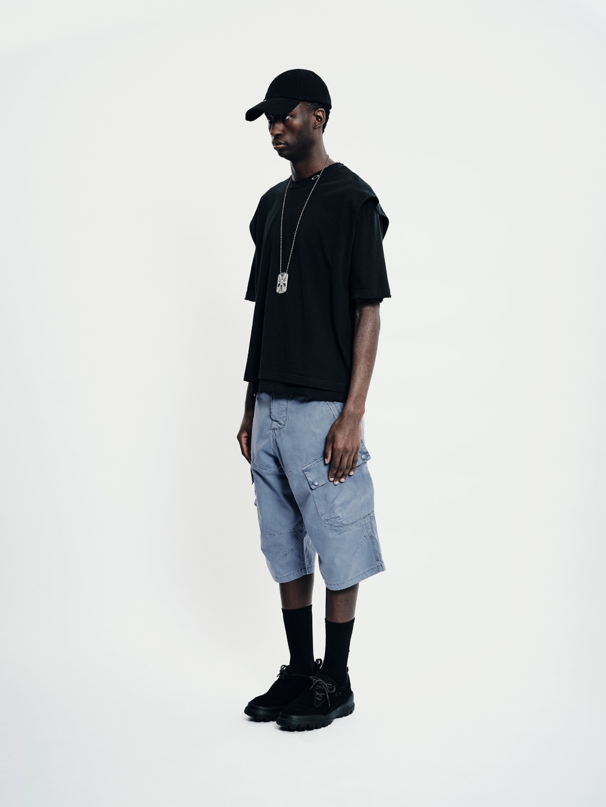 Shorts Masculino Cargo Azul Piet + Oakley