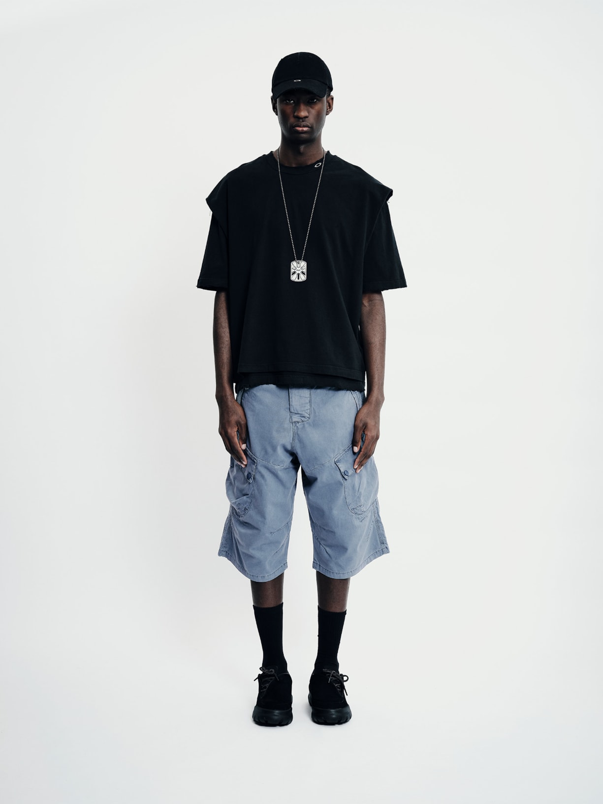 Shorts Masculino Cargo Azul Piet + Oakley