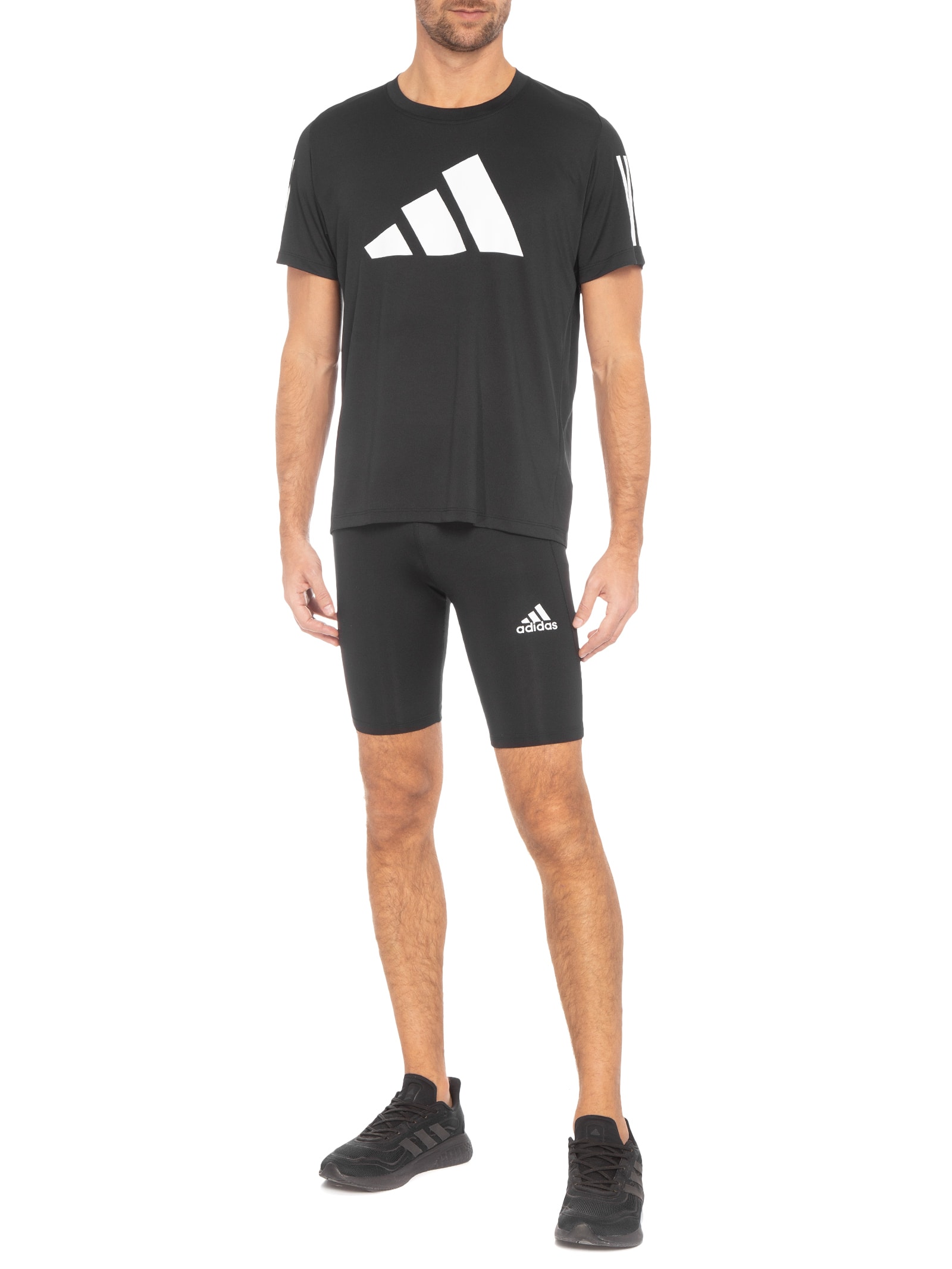 Shorts Masculino Compressão Techfit - Adidas - Preto