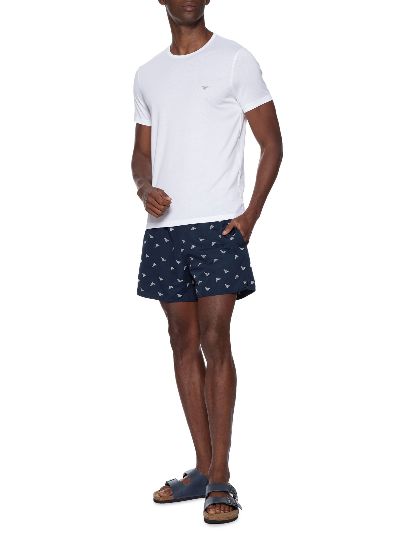 Emporio Armani Bodywear - Shorts Masculino De Banho - Azul