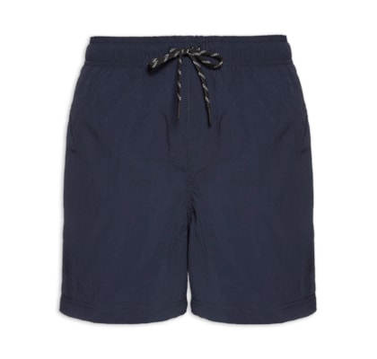 Shorts Masculino De Praia  Seersucker - Azul