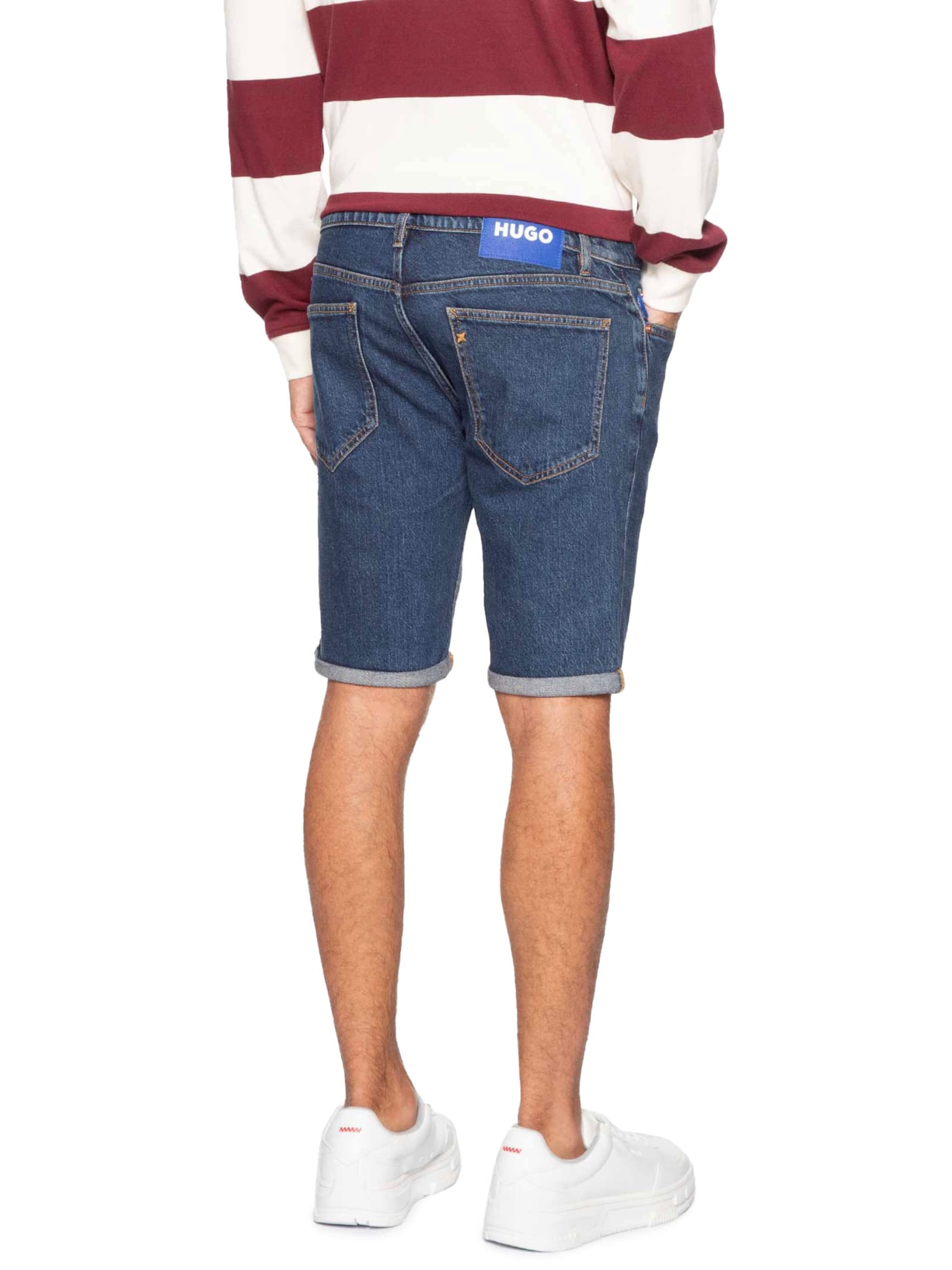 Shorts Masculino Jeans Ash/S Azul Hugo