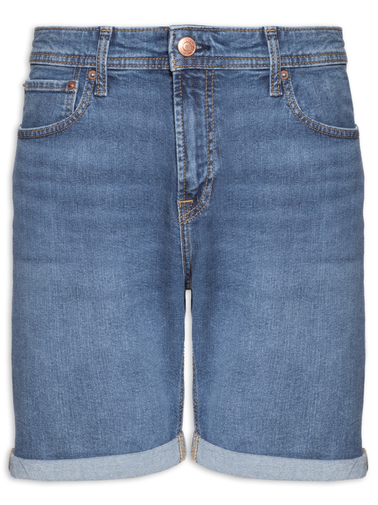 Shorts Masculino Jeans Regular Fit - Azul