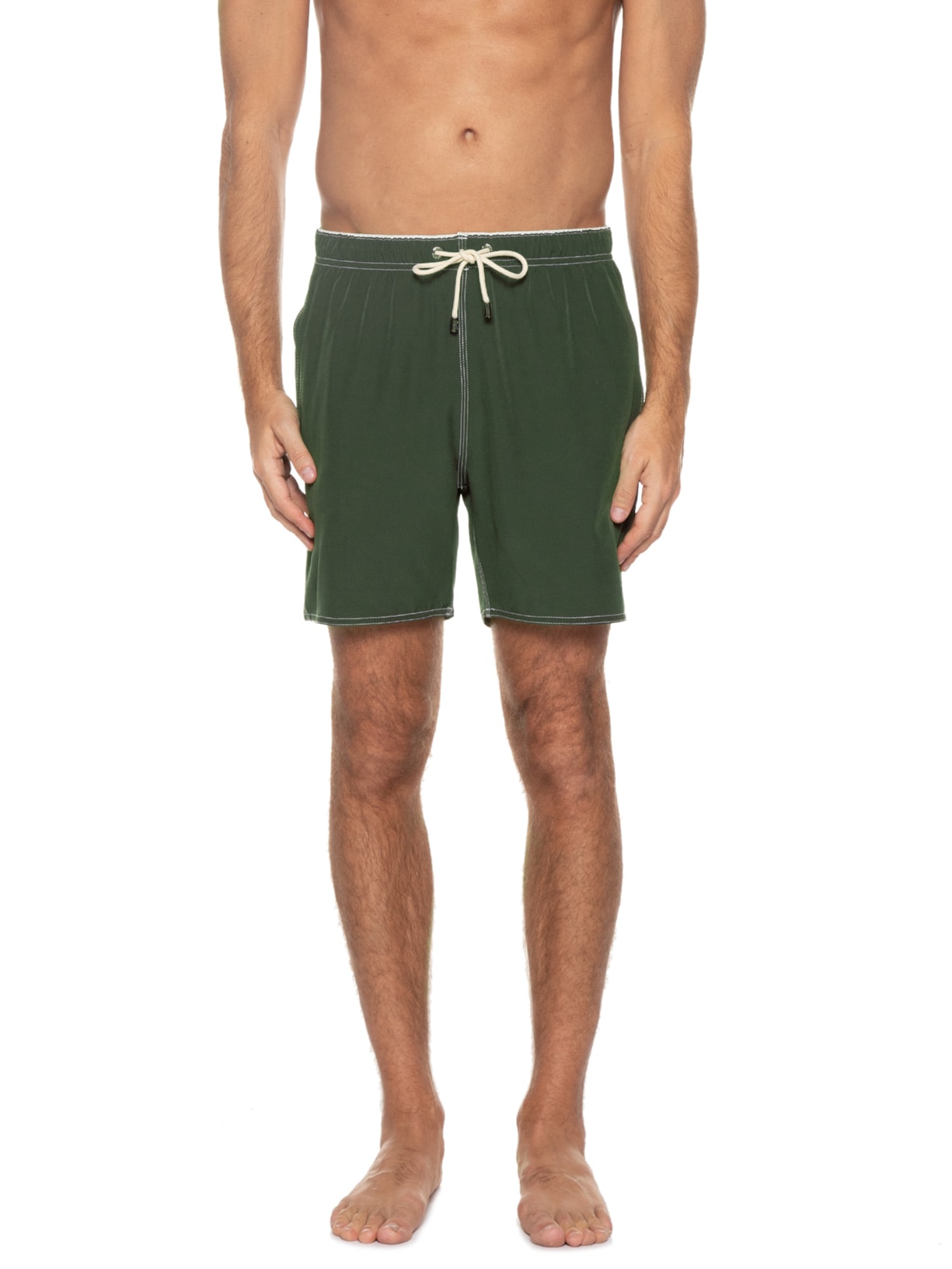 Shorts Masculino Liso Verde Sergio K