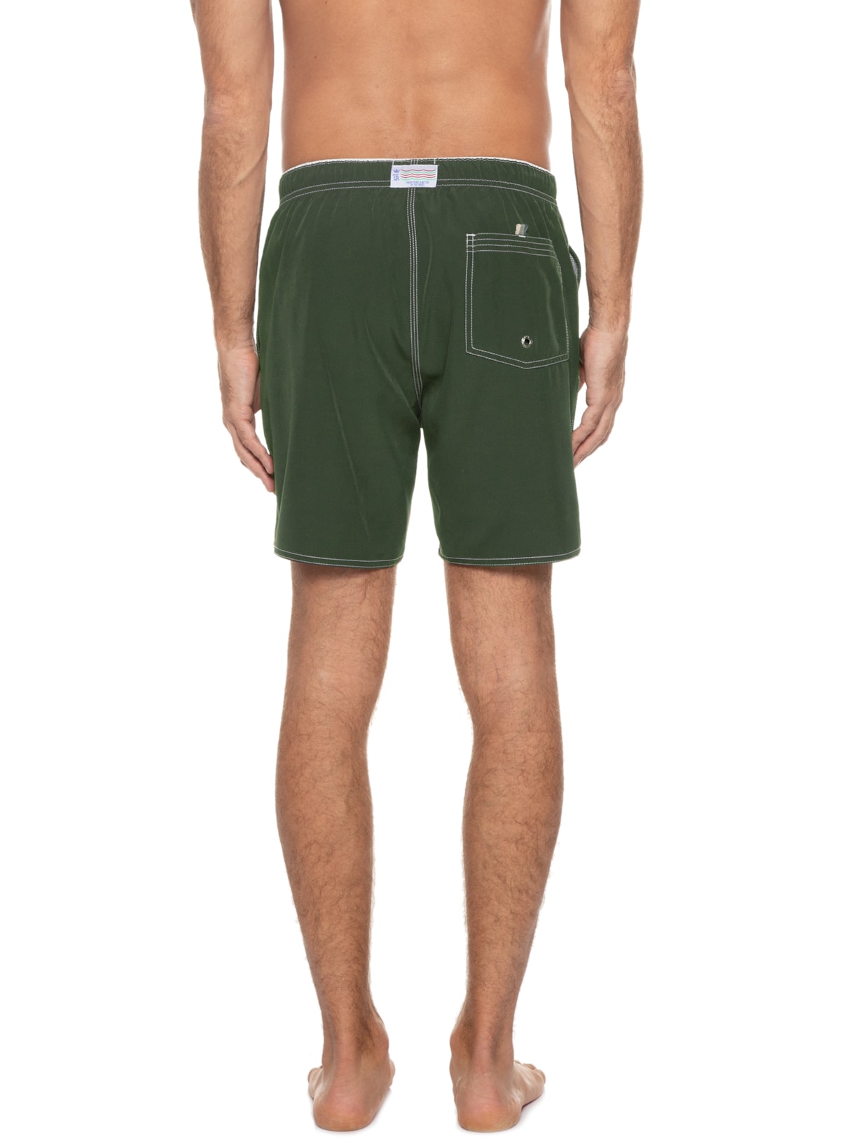 Shorts Masculino Liso Verde Sergio K