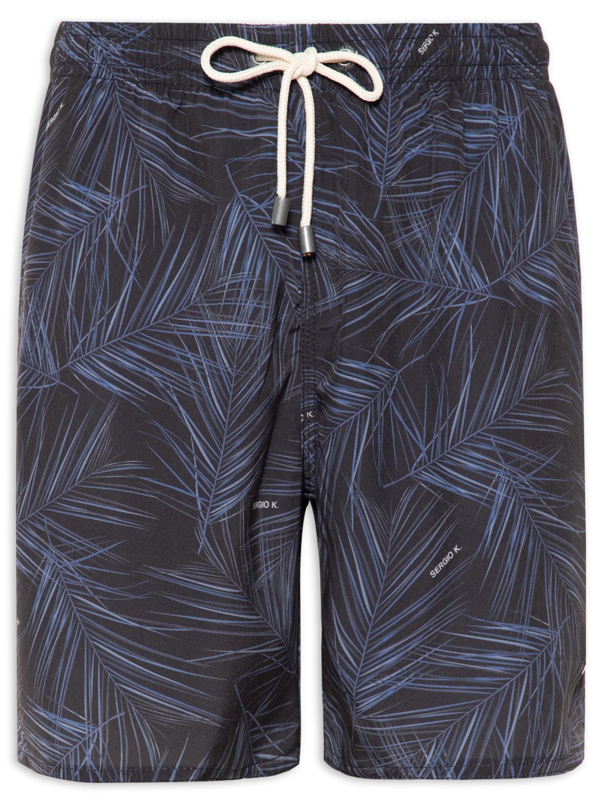 Shorts Masculino Night Forest Blue - Preto