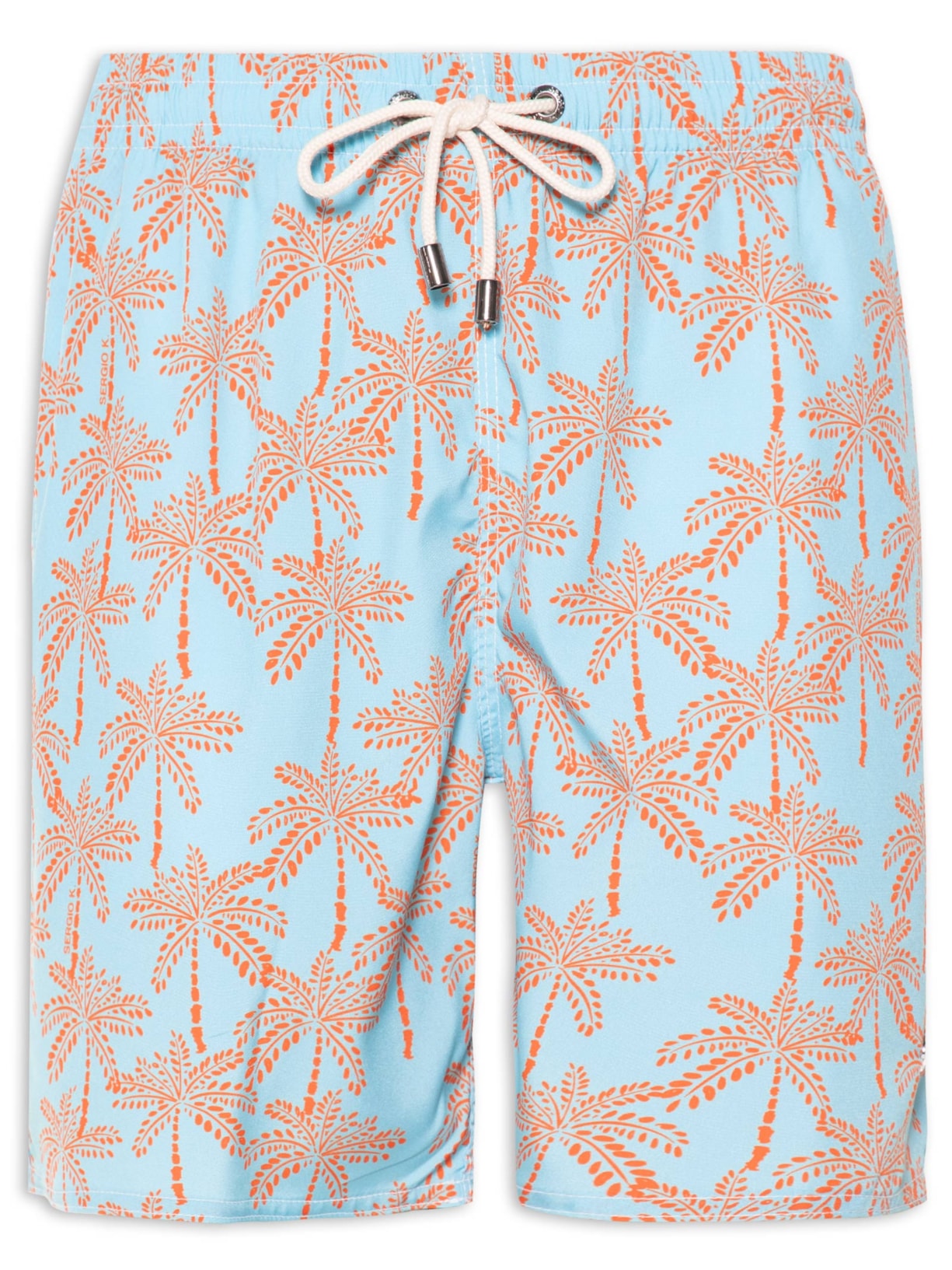 Shorts Masculino Points Palms - Azul