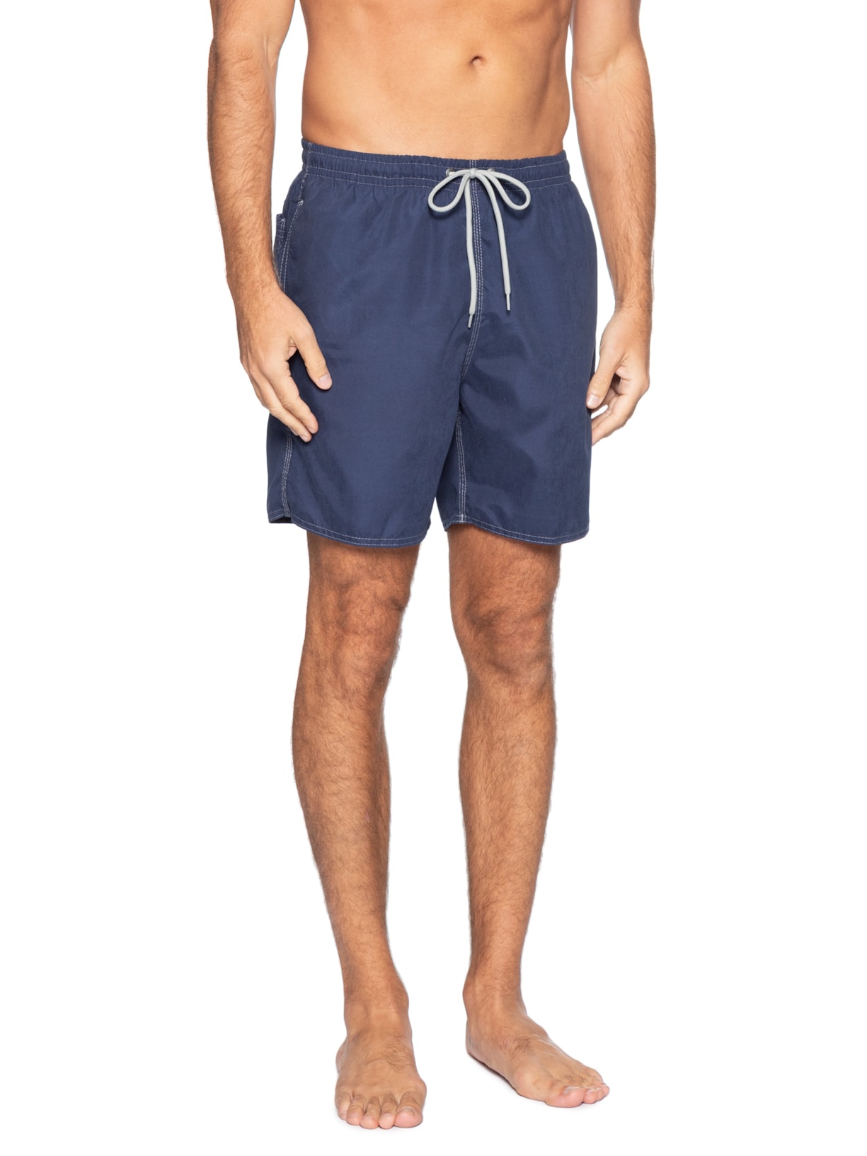 Shorts Masculino Praia Stoned Peach Touch Azul Sergio K
