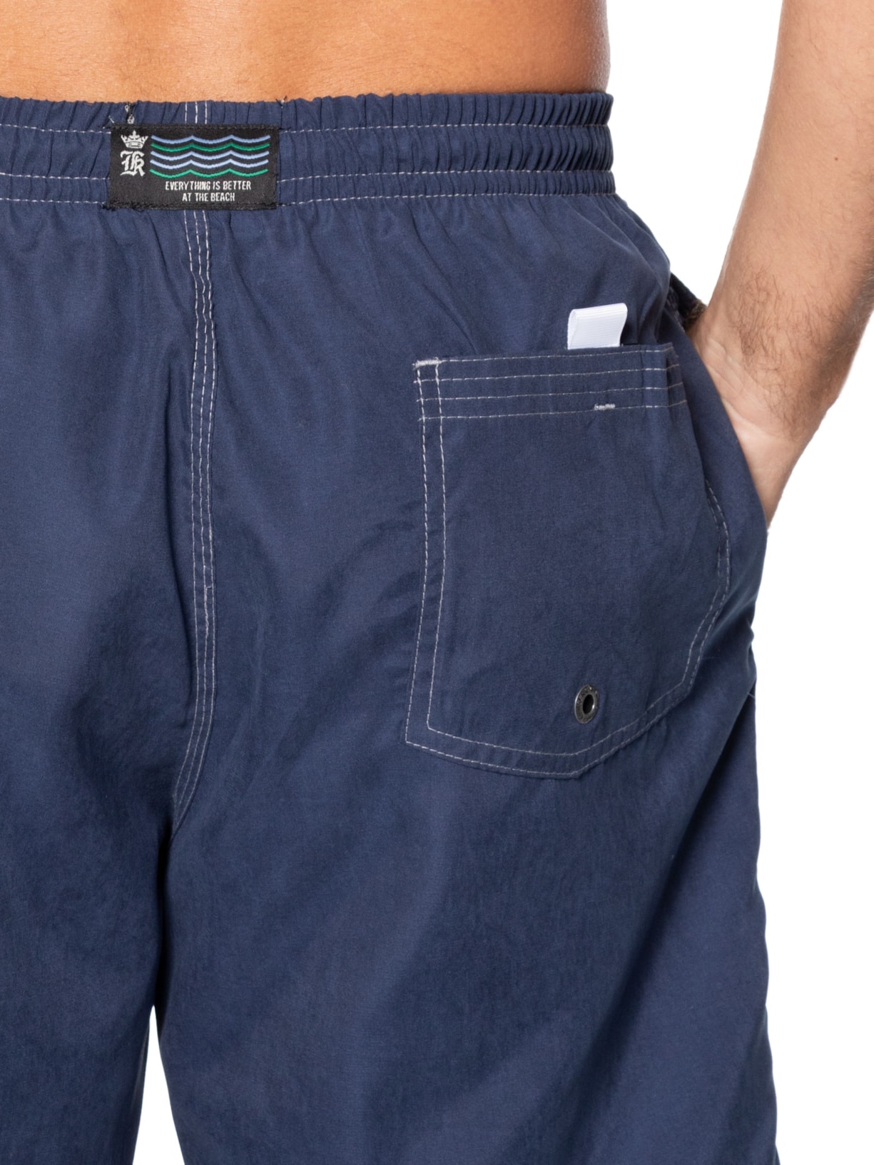 Shorts Masculino Praia Stoned Peach Touch Azul Sergio K