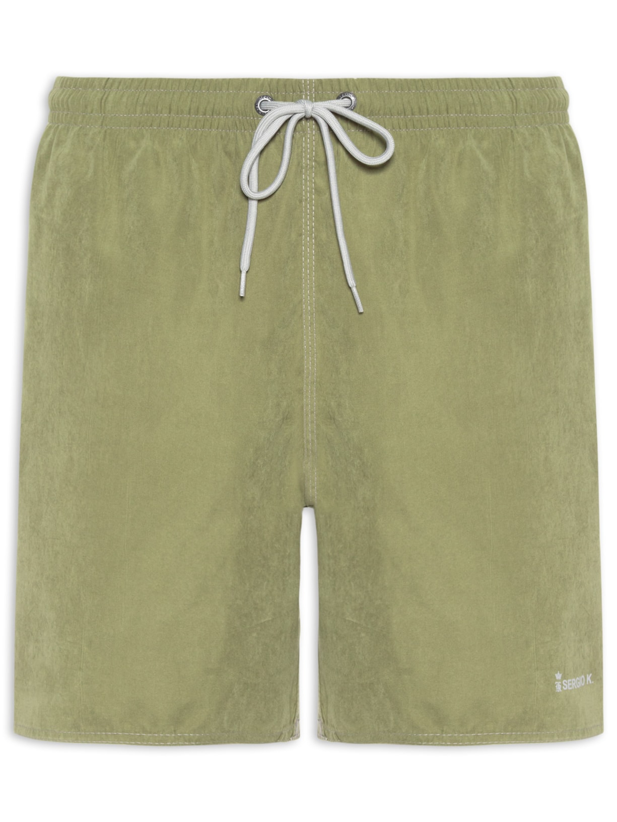 Shorts Masculino Praia Stoned Peach Touch Verde Sergio K