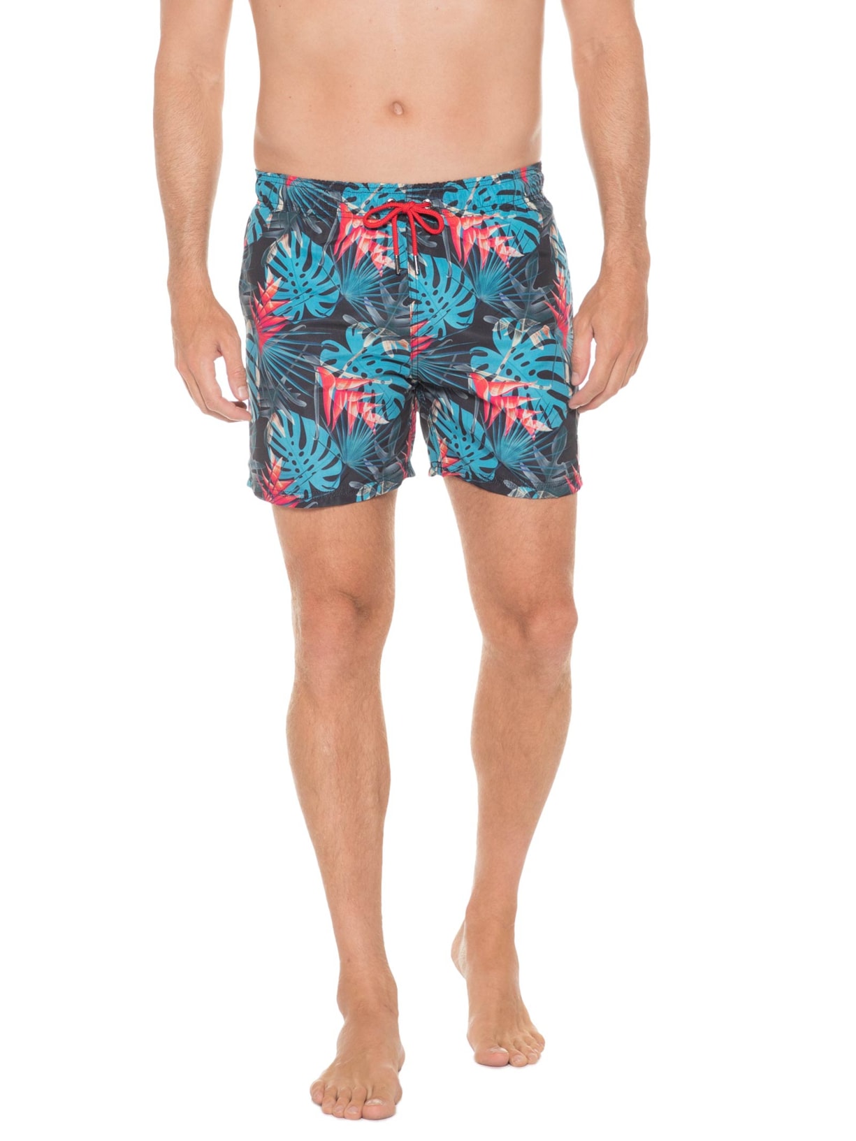 Shorts Masculino Swim Ocean Forest Azul La Moustache