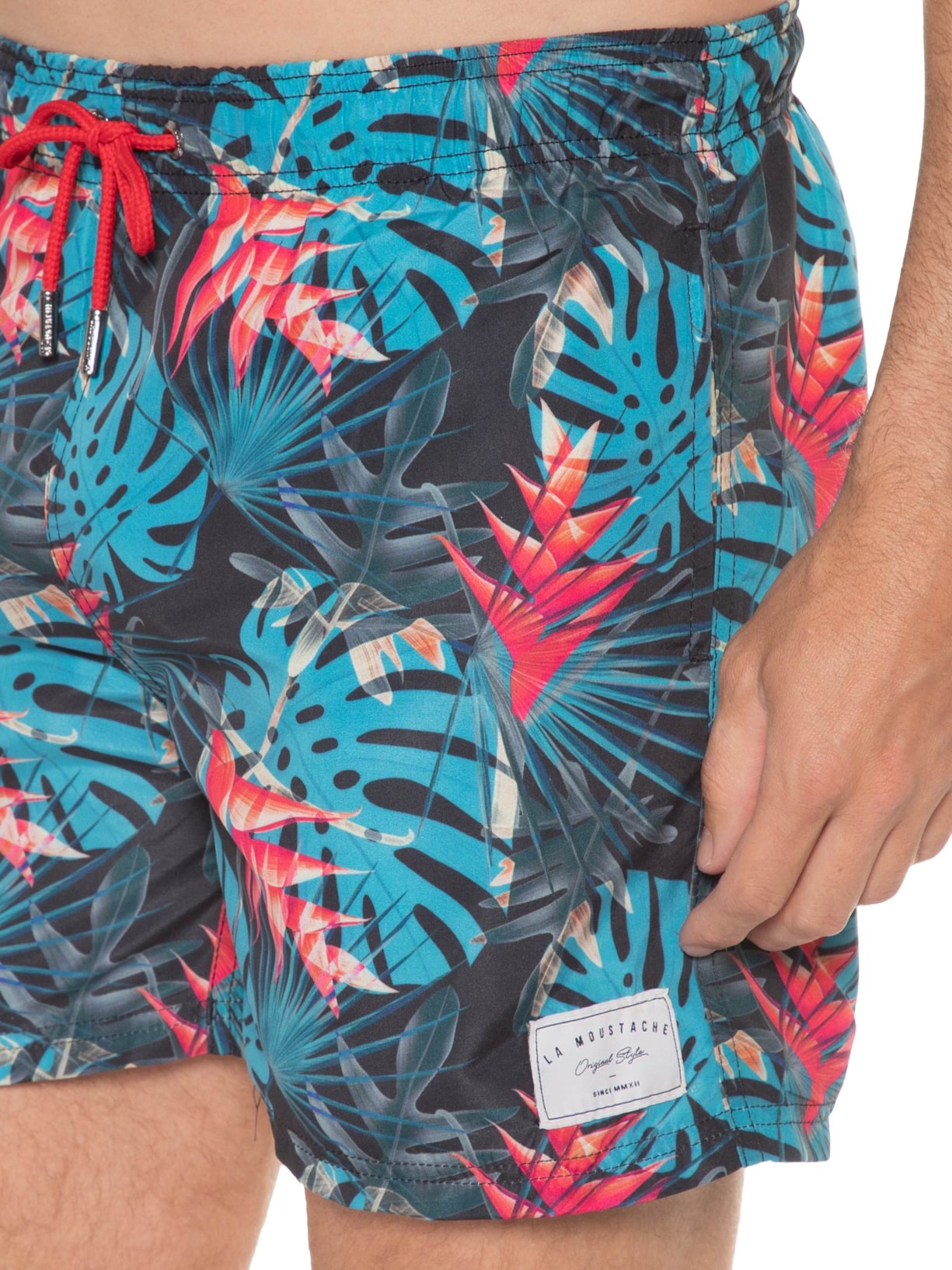 Shorts Masculino Swim Ocean Forest Azul La Moustache