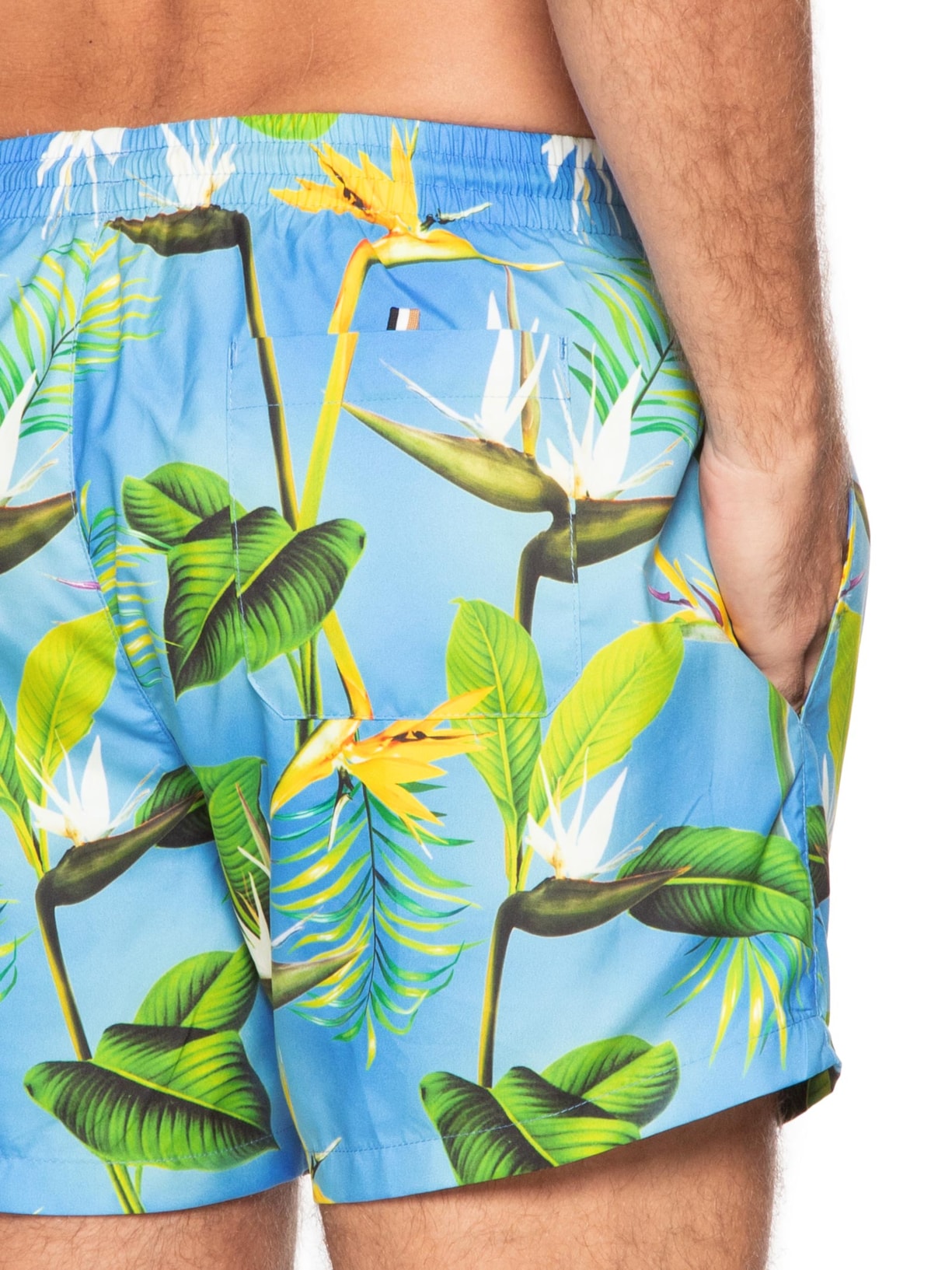 Shorts Masculino Swim Piranha Azul Boss