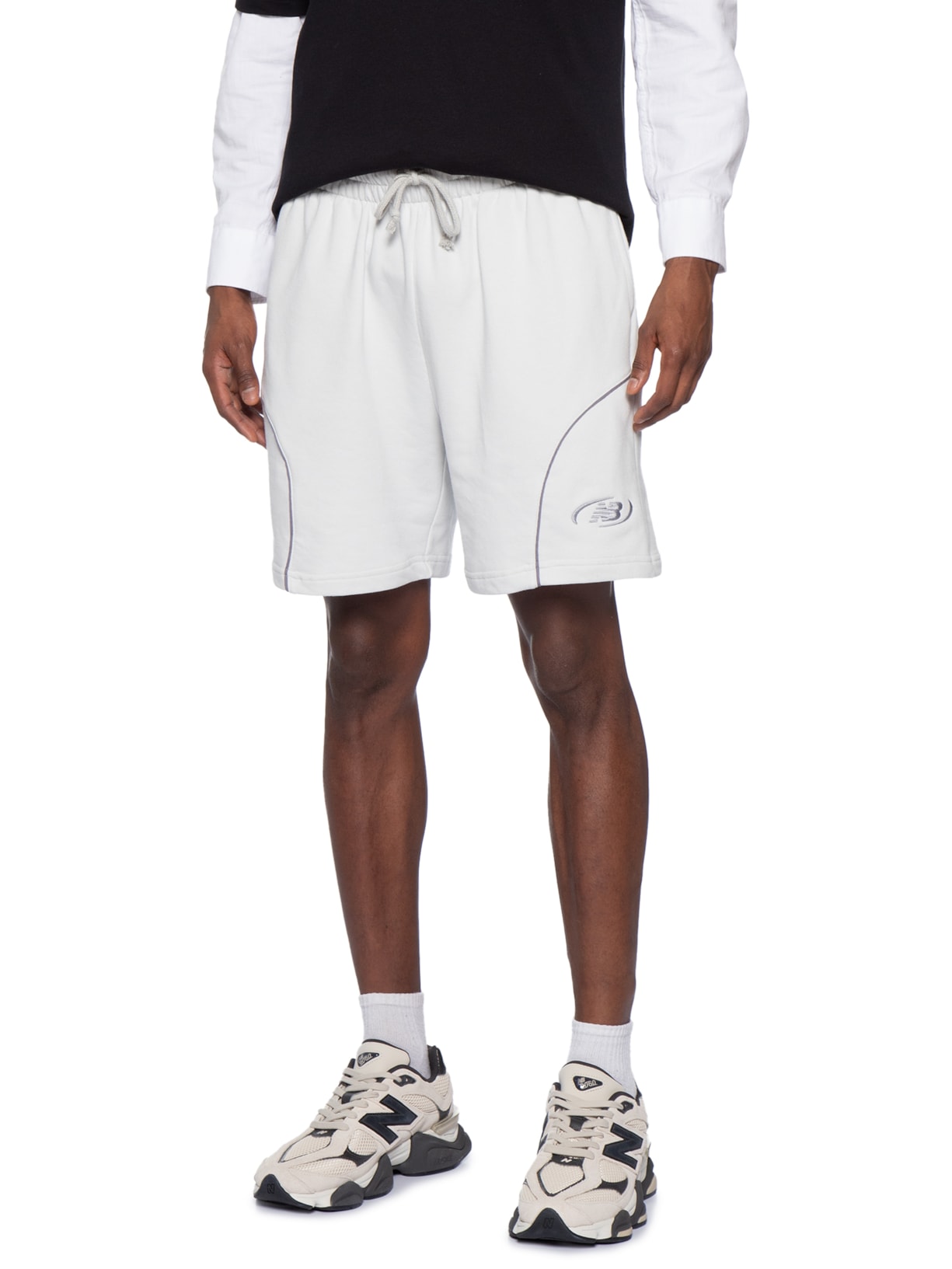 Shorts Masculino Trackside 7 Cinza New Balance