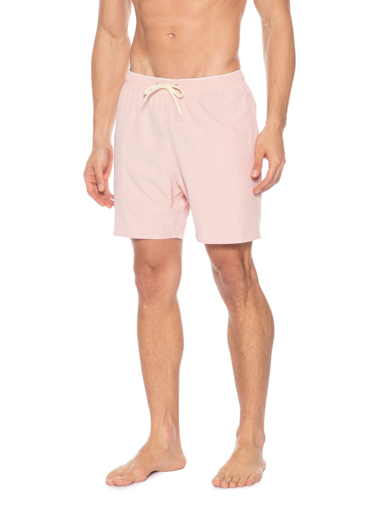 Shorts Praia Masculino Com Friso Rosa Sergio K