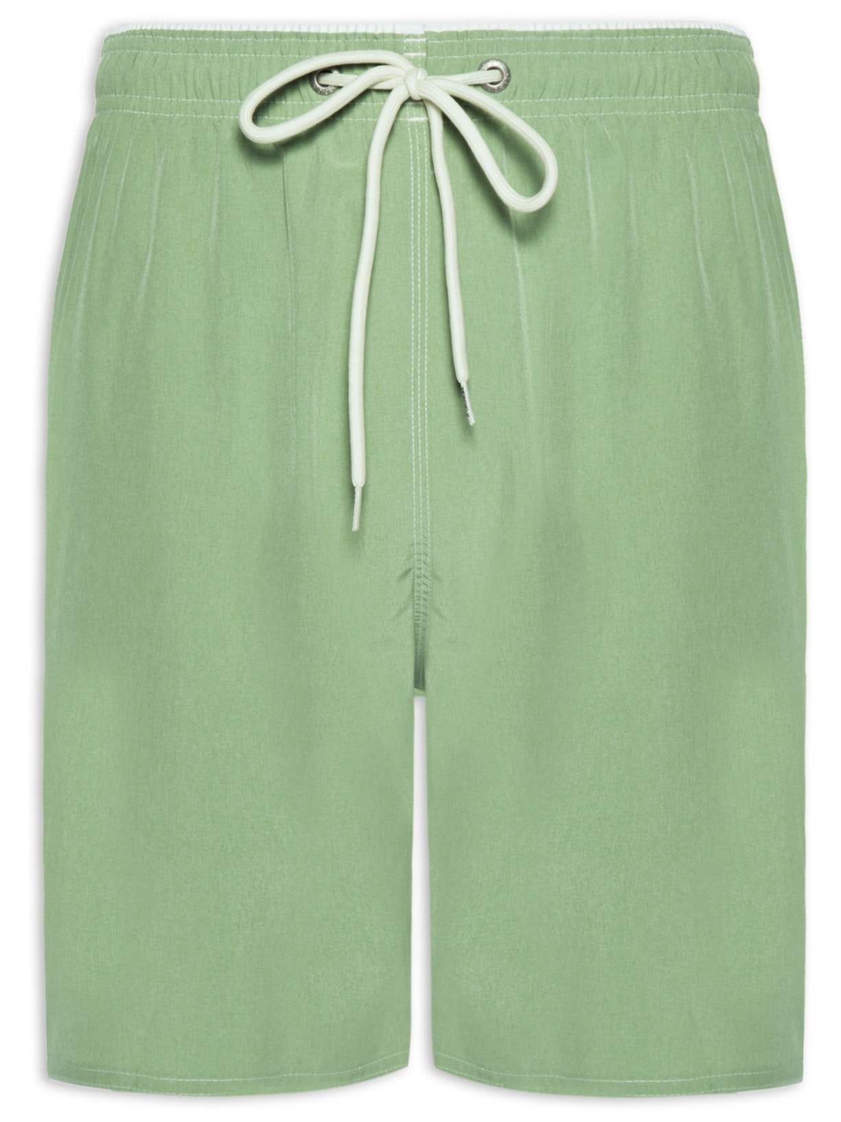 Shorts Praia Masculino Com Friso Verde Sergio K