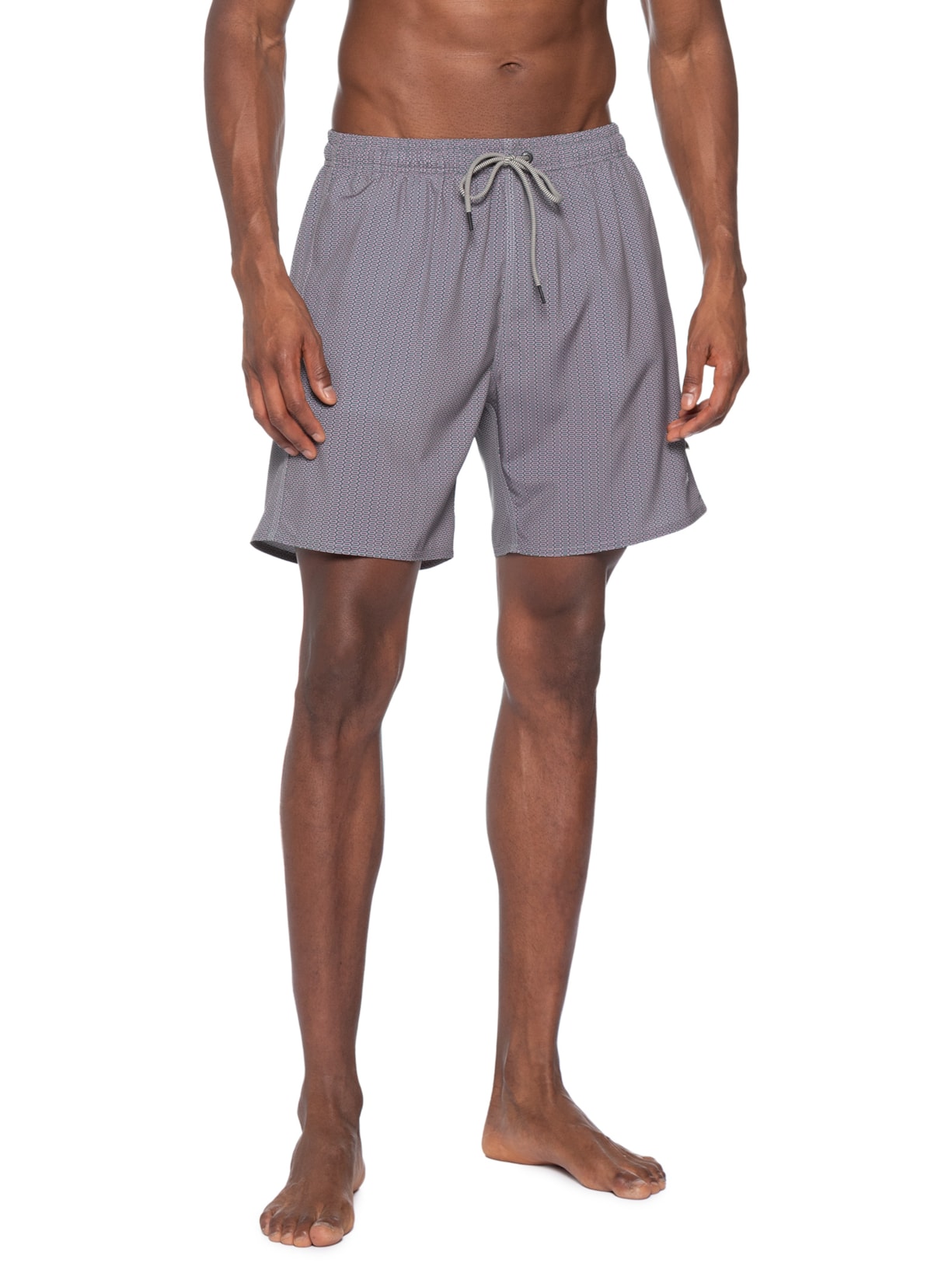 Shorts Praia Masculino Estampado Gravataria Stone – Rosa Sergio K